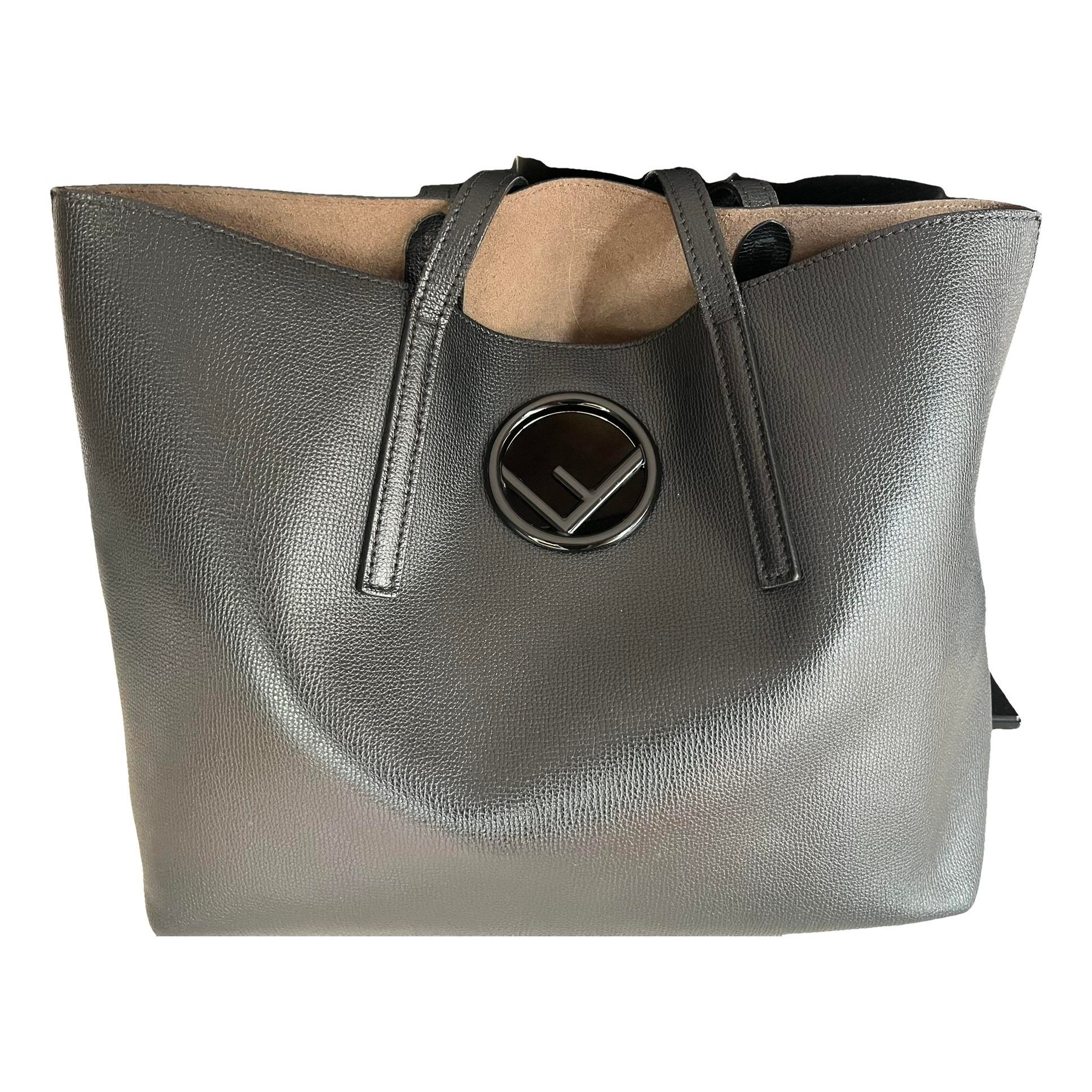 Leather tote