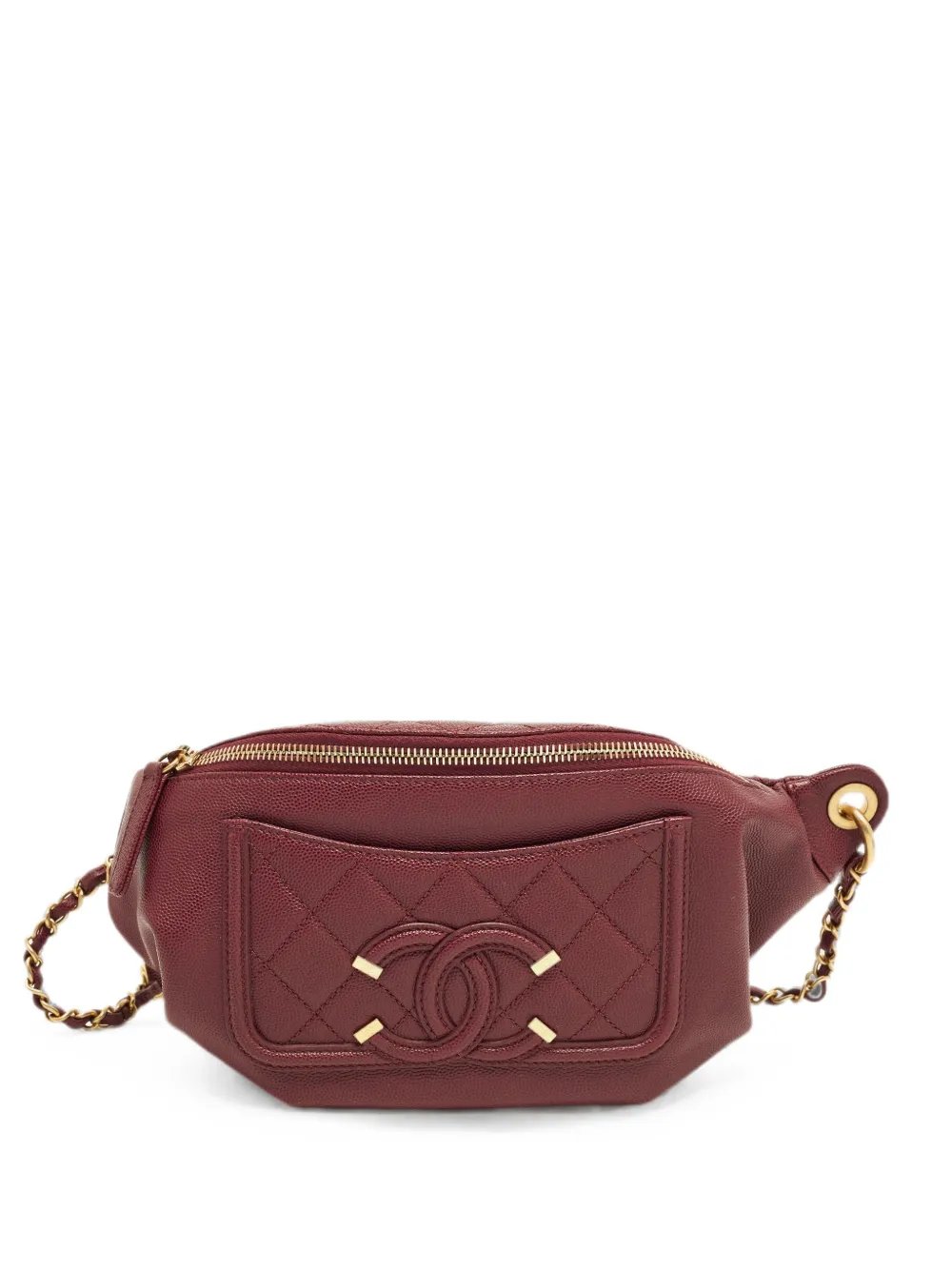 Filigree quilted belt bag