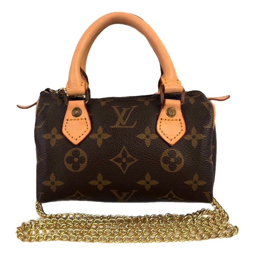 Louis Vuitton Nano Speedy / Mini HL cloth handbag