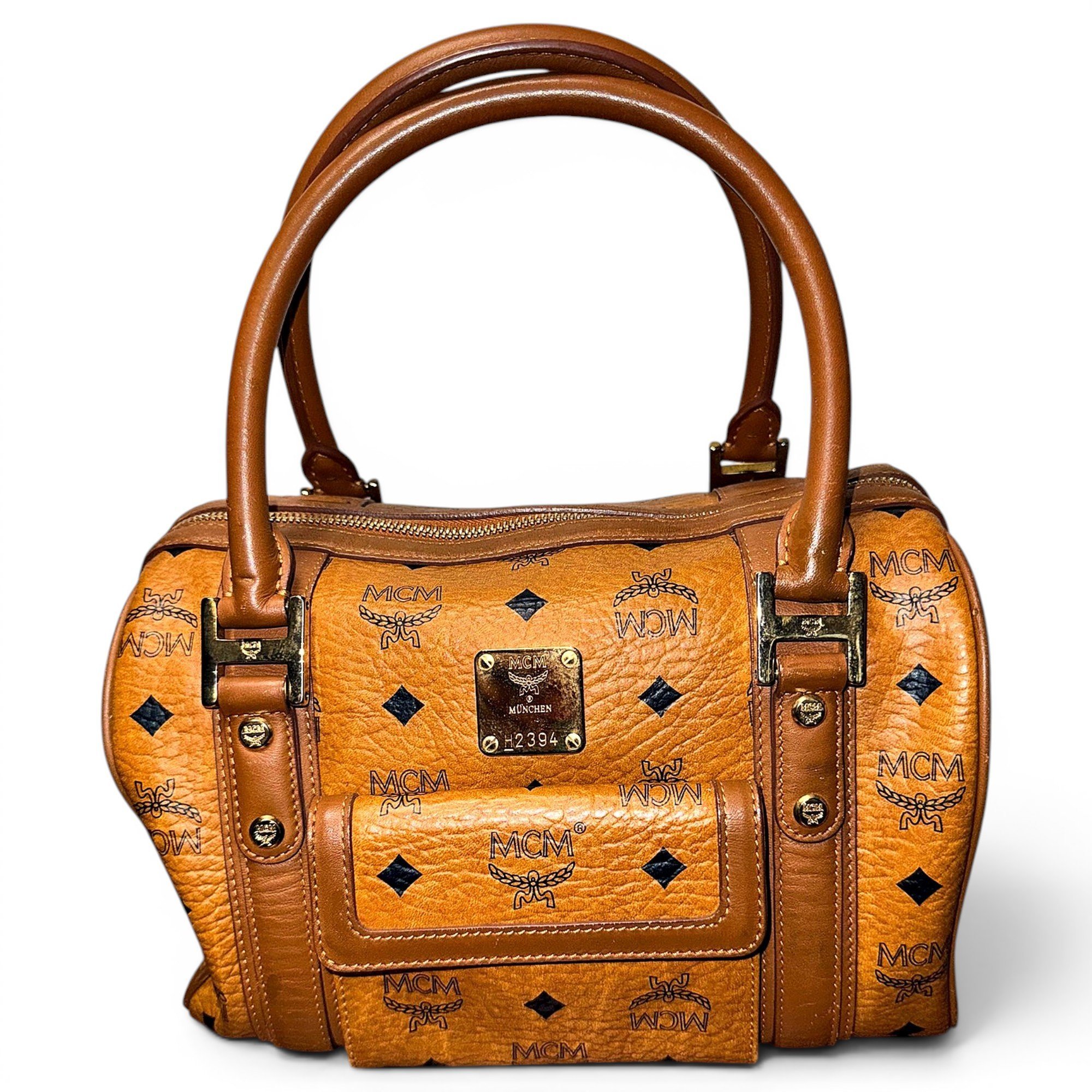 Boston cloth satchel