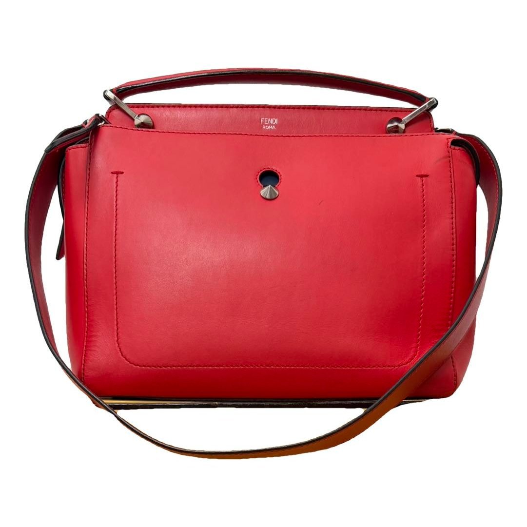 Dot Com leather handbag