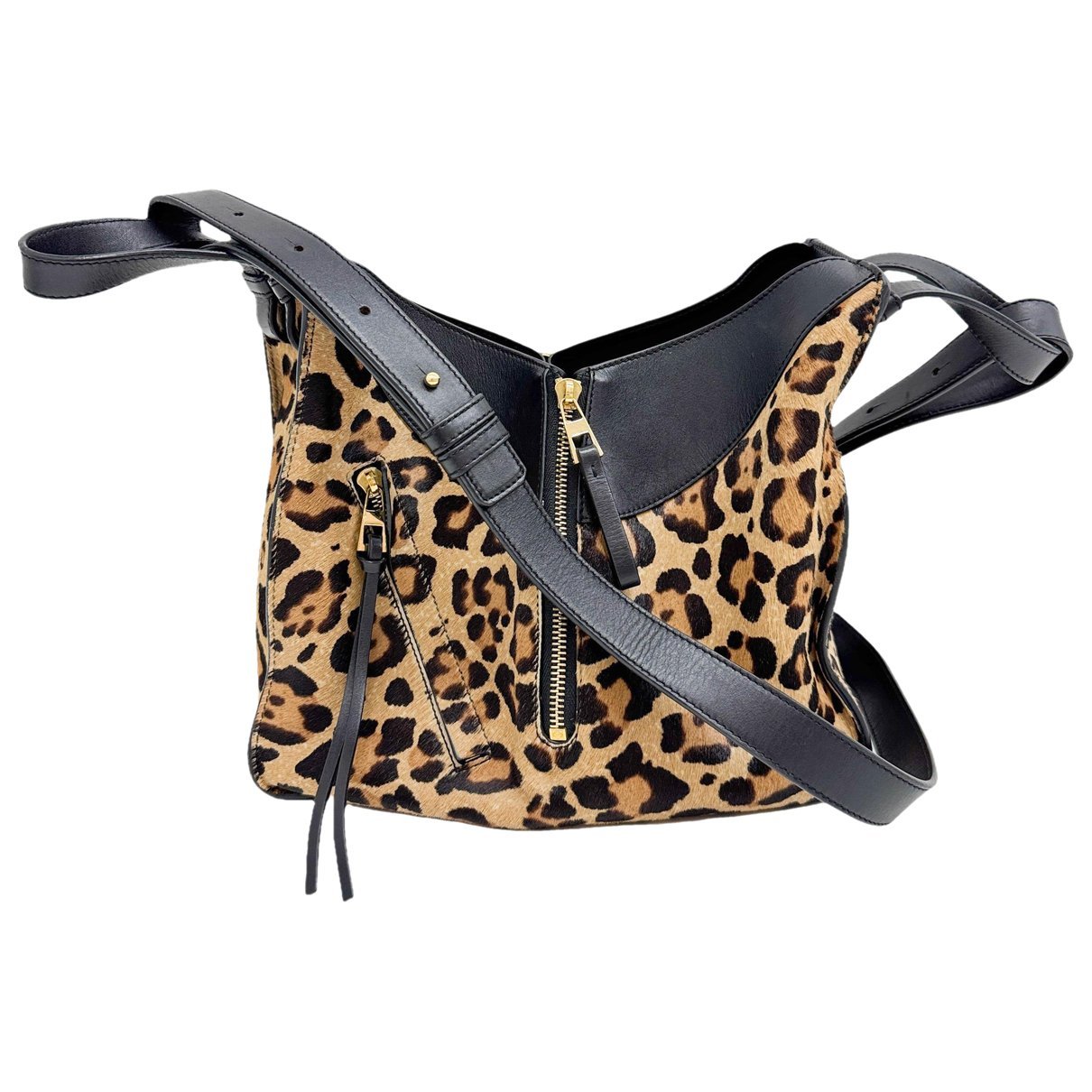 Hammock pony-style calfskin handbag