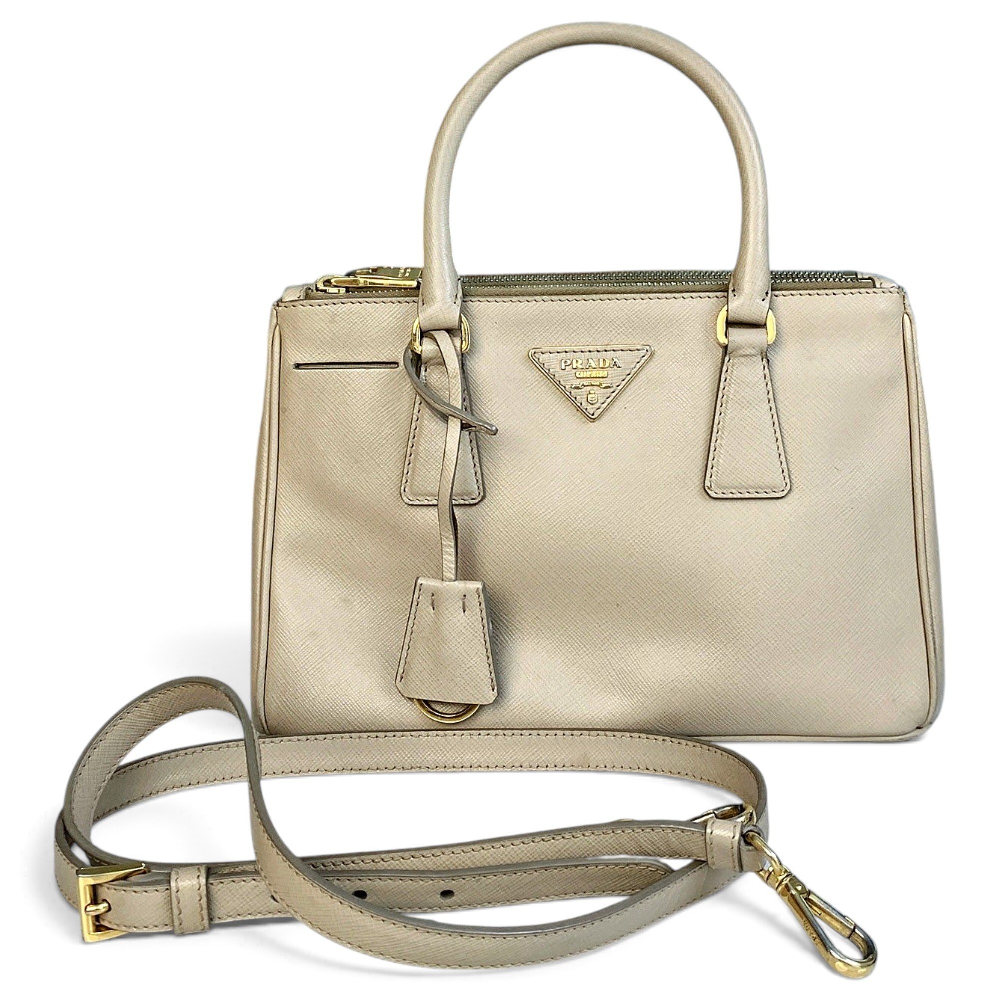 Galleria leather handbag