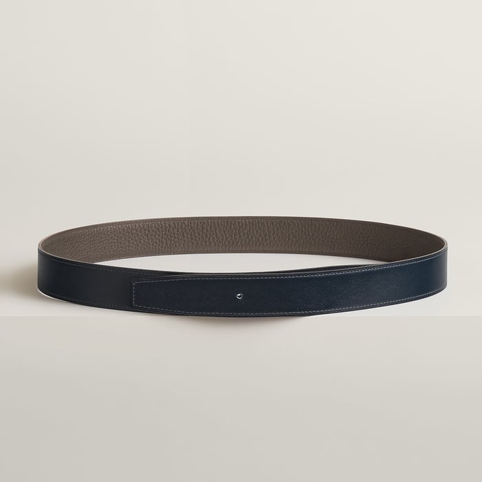 Reversible leather strap 32 mm