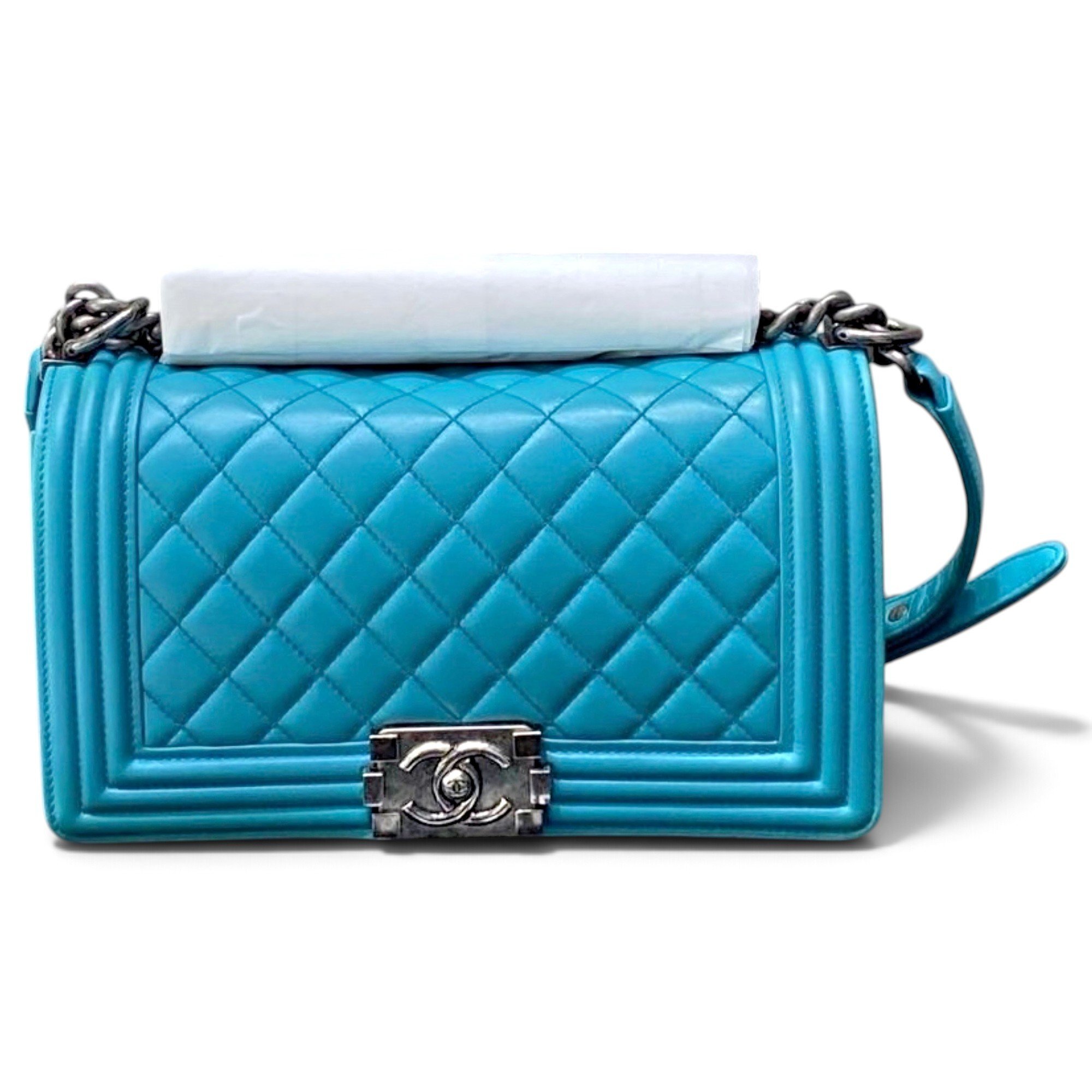 Boy leather crossbody bag
