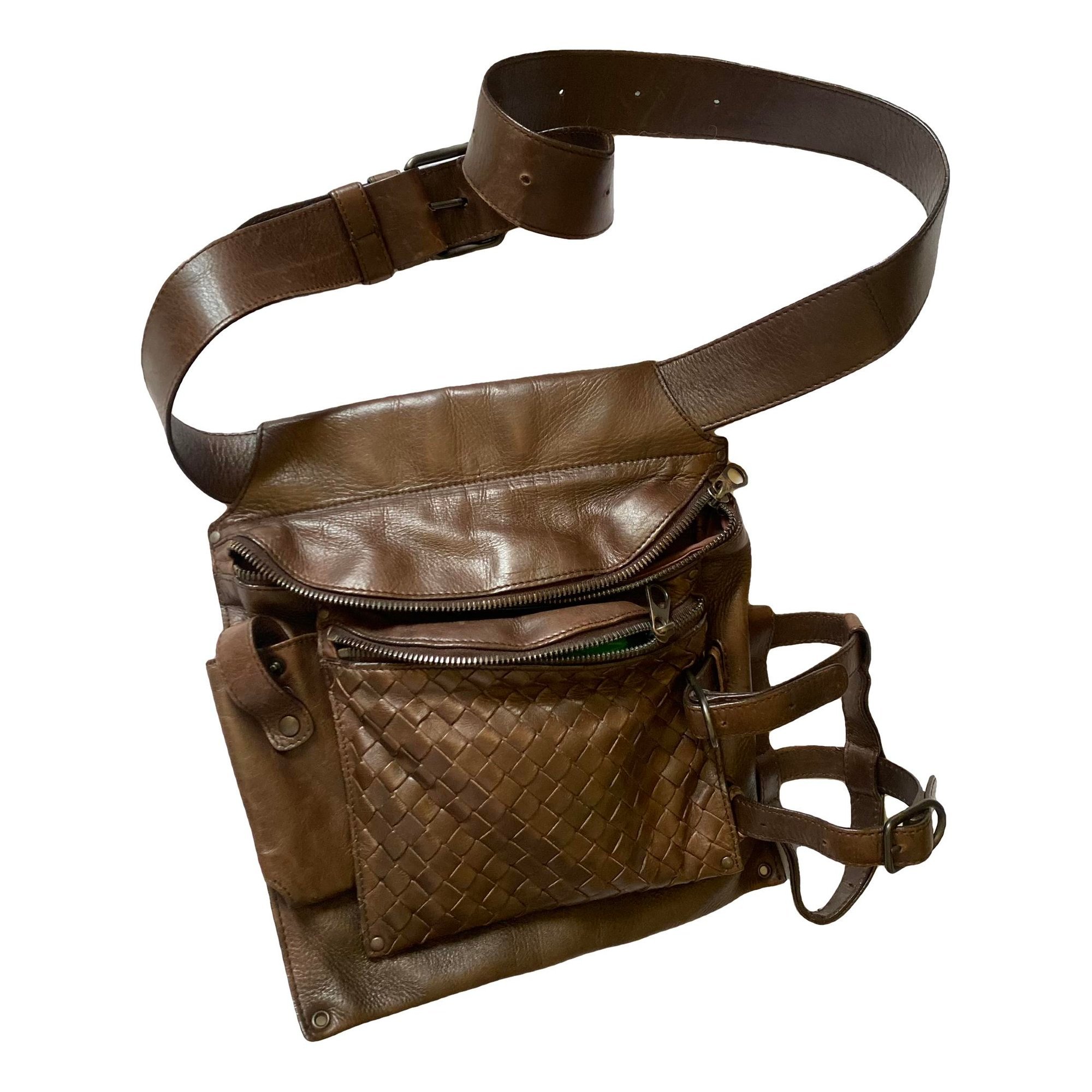 Leather crossbody bag
