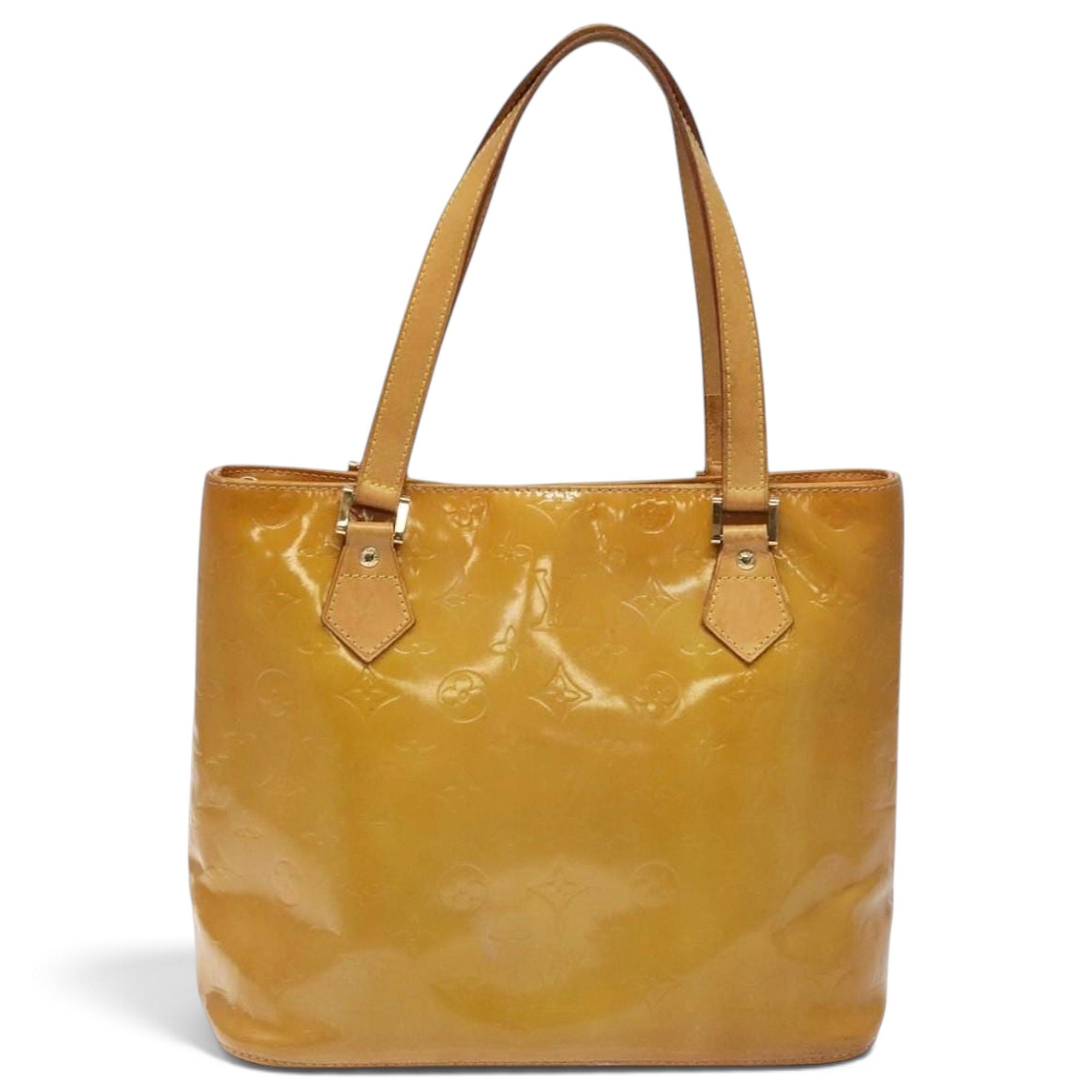 Houston patent leather handbag