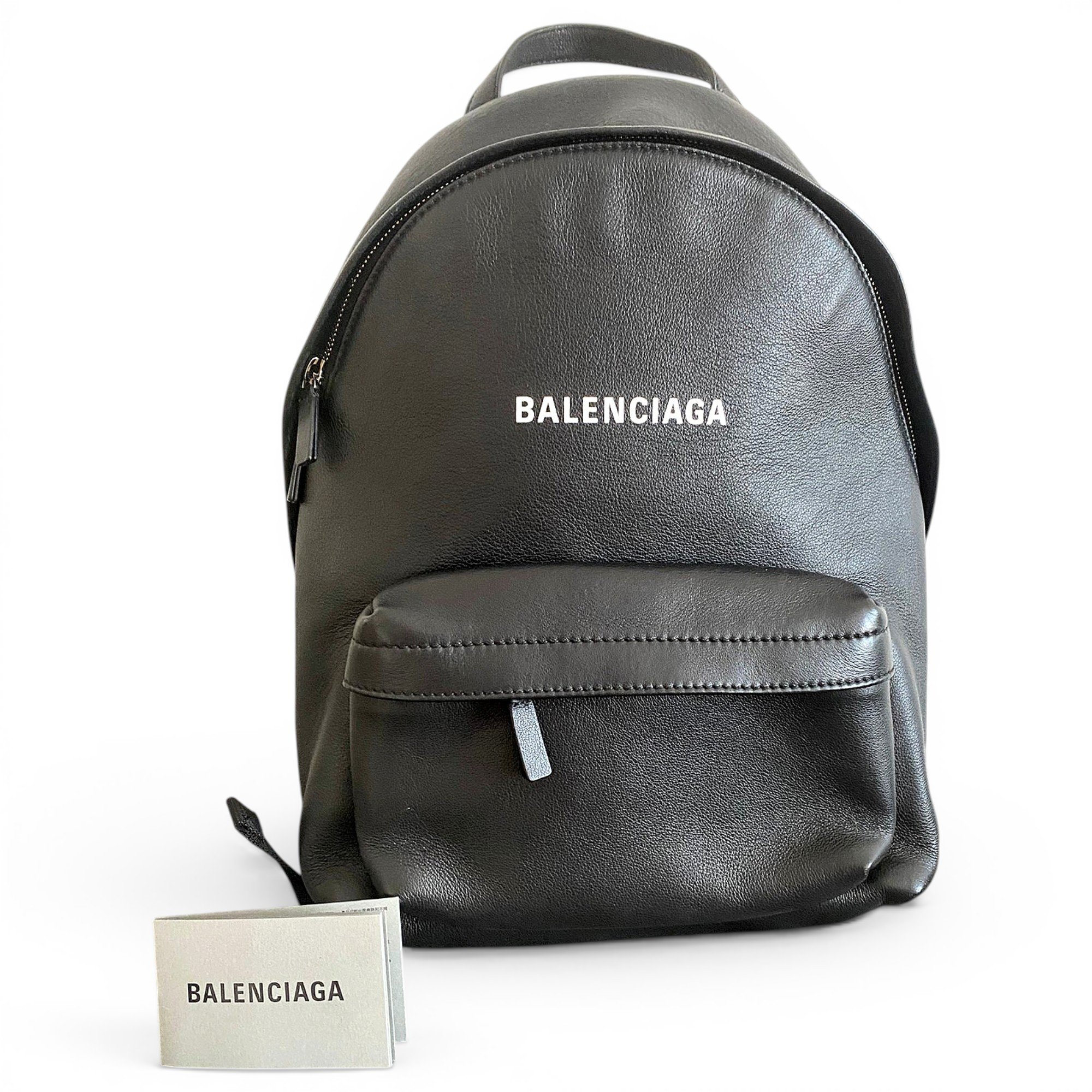 Leather backpack