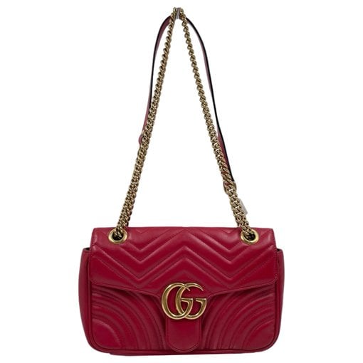 GG Marmont Flap leather crossbody bag
