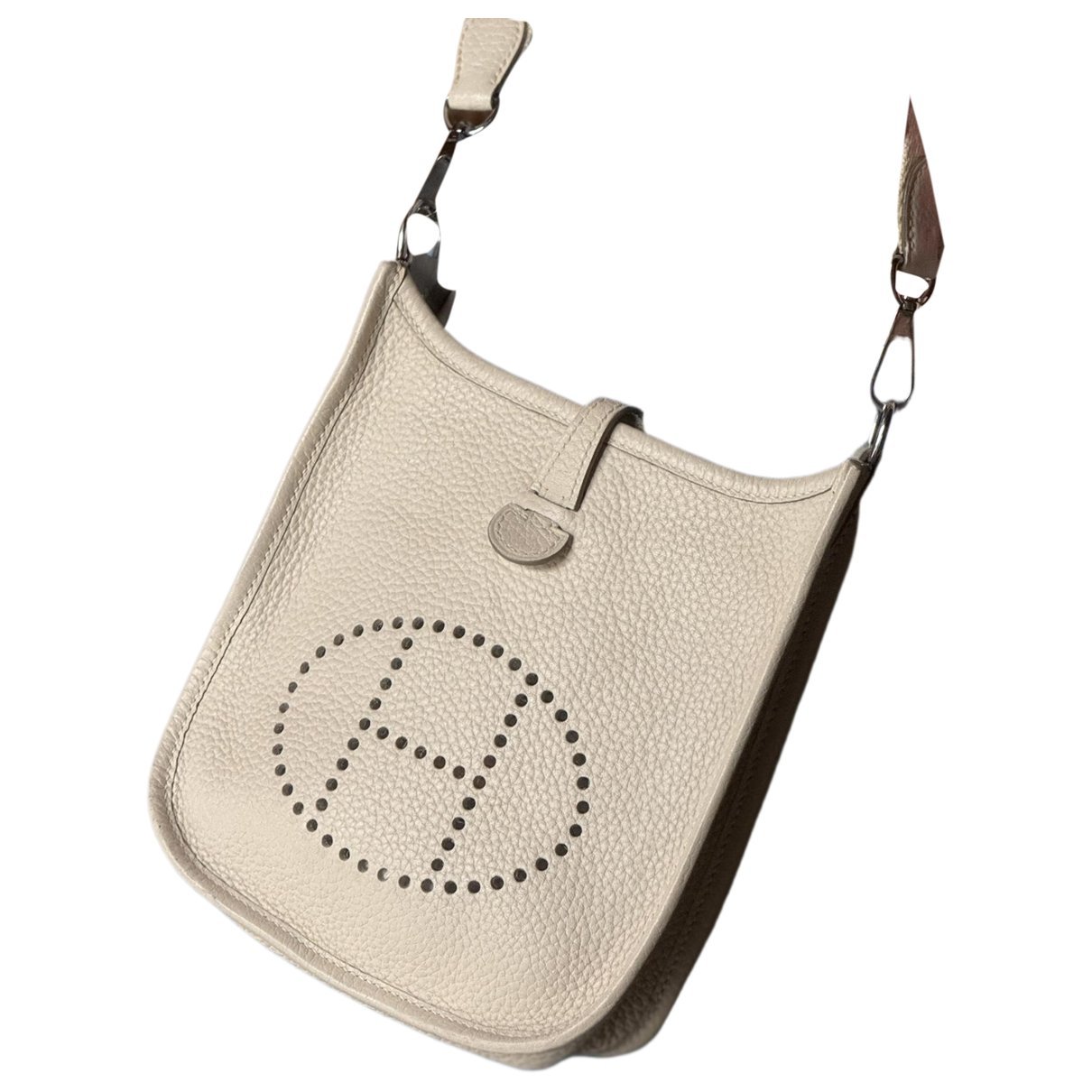 Hermes Evelyne Handbag Clemence Leather