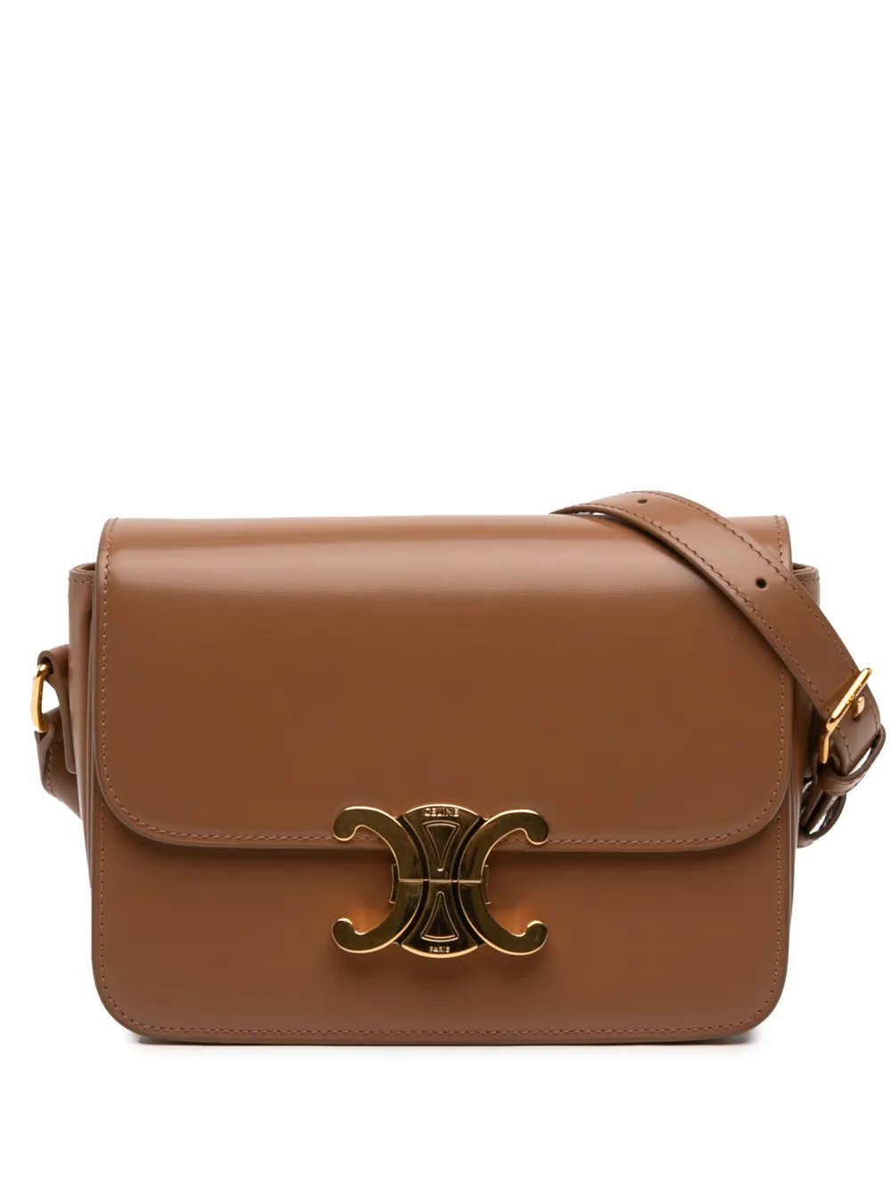 2024 Teen Shiny Calfskin Triomphe crossbody bag