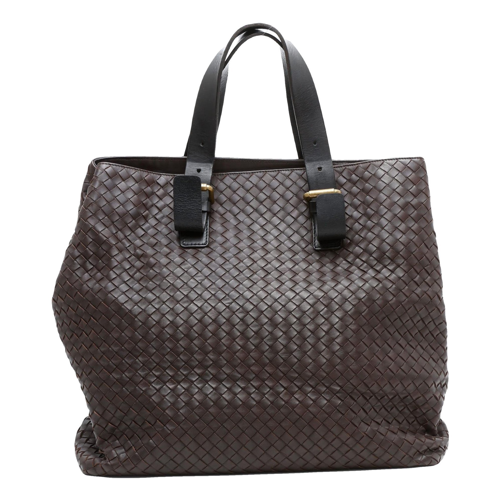 Leather tote