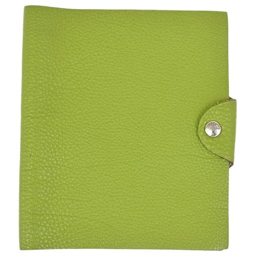 Leather clutch bag