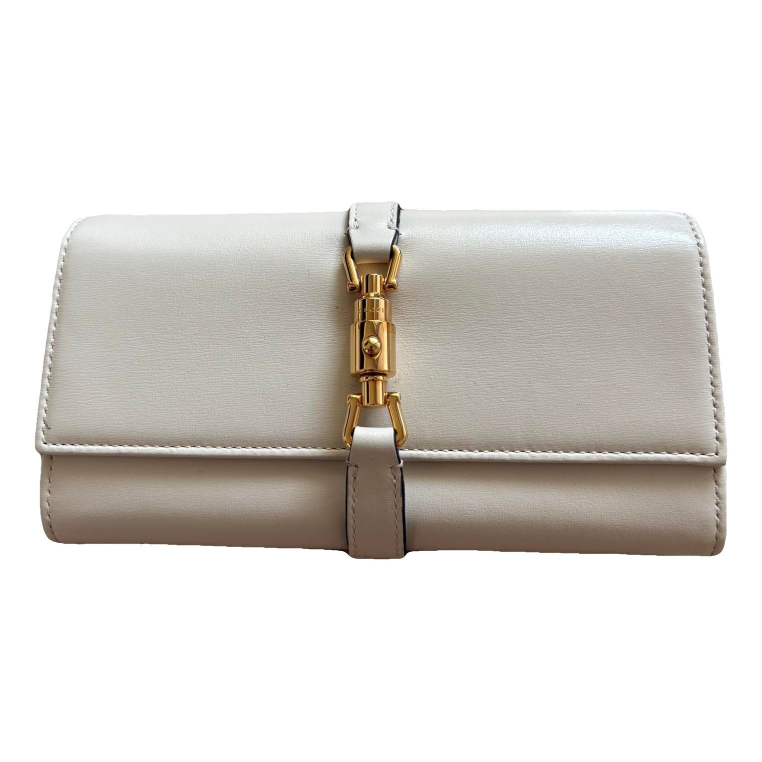 Jackie leather clutch bag