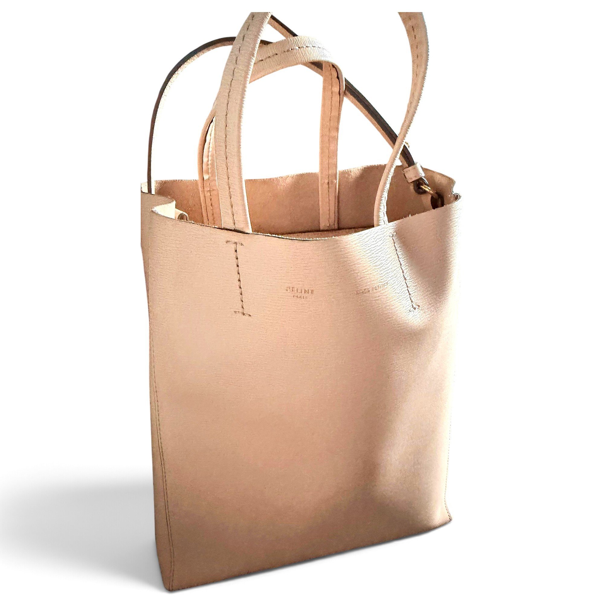 Leather tote