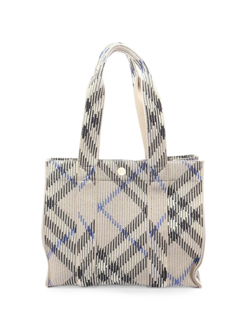 Burberry 2010s checked tote bag