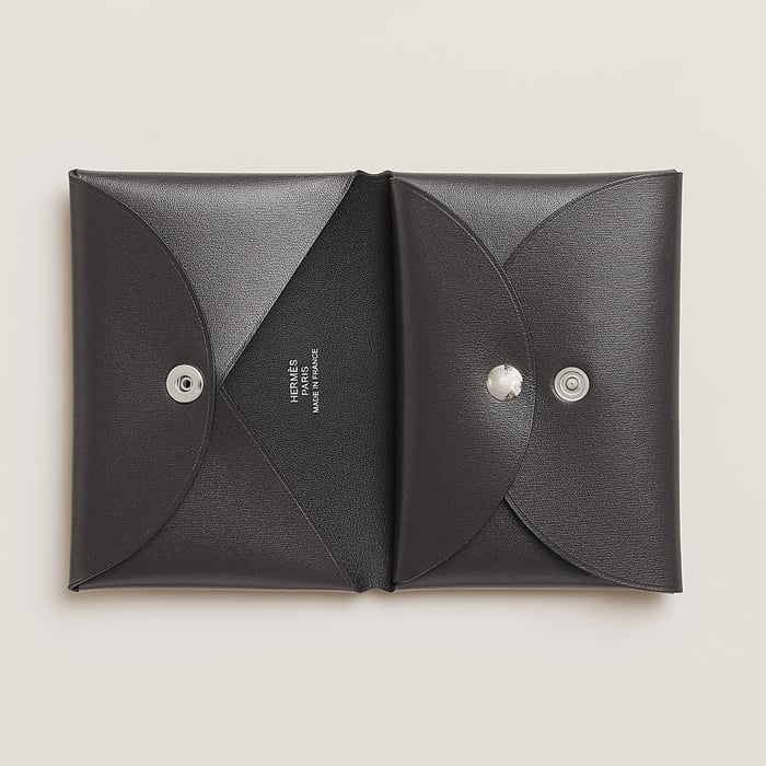 Graphite Calvi Duo Compact Card Holder