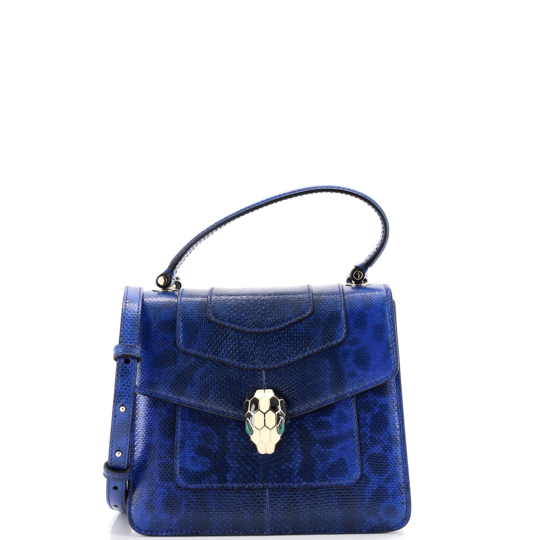 Exotic leathers handbag