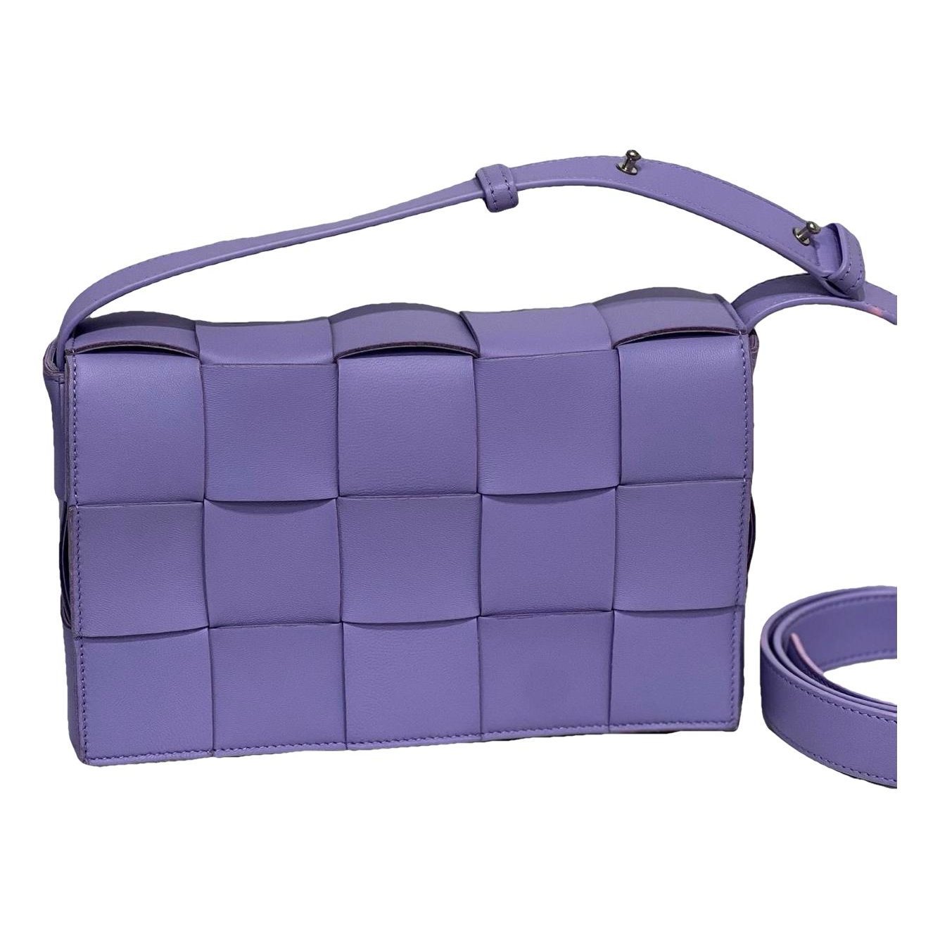 Cassette leather handbag