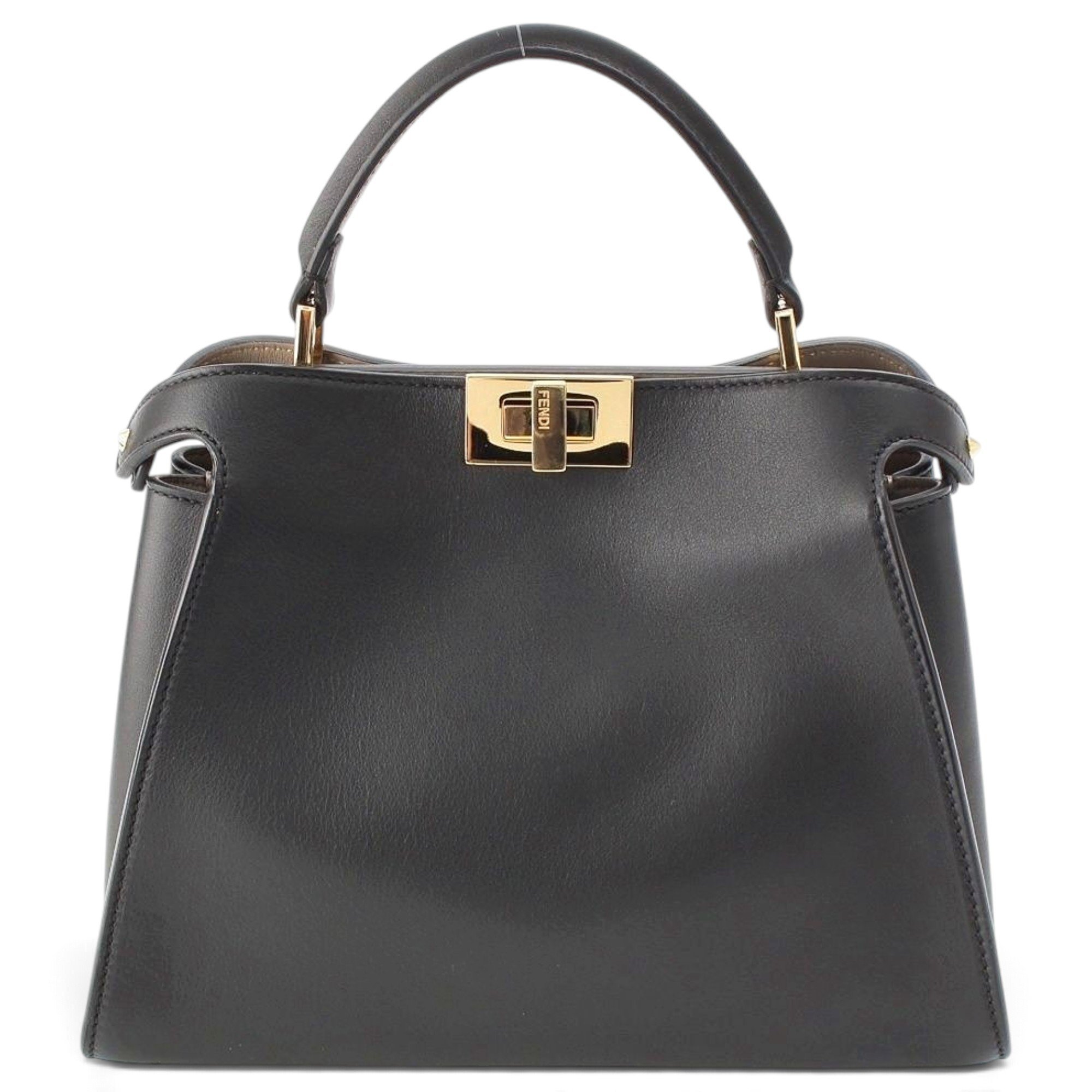 Peekaboo leather handbag