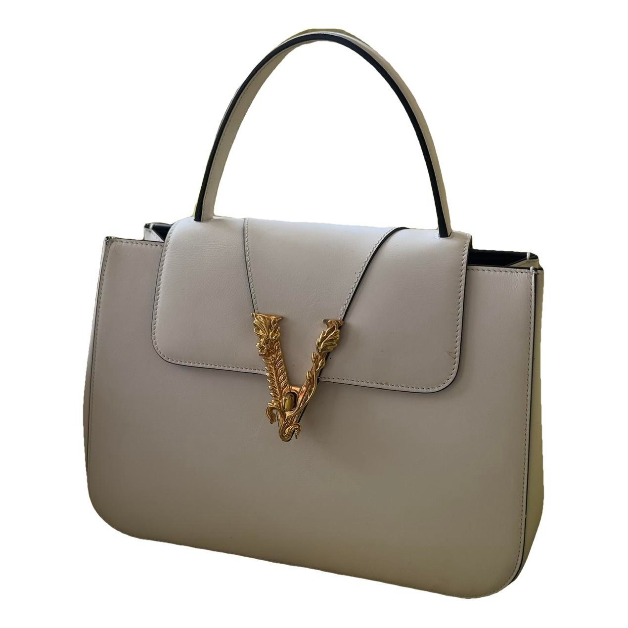 Versace Virtus leather bag