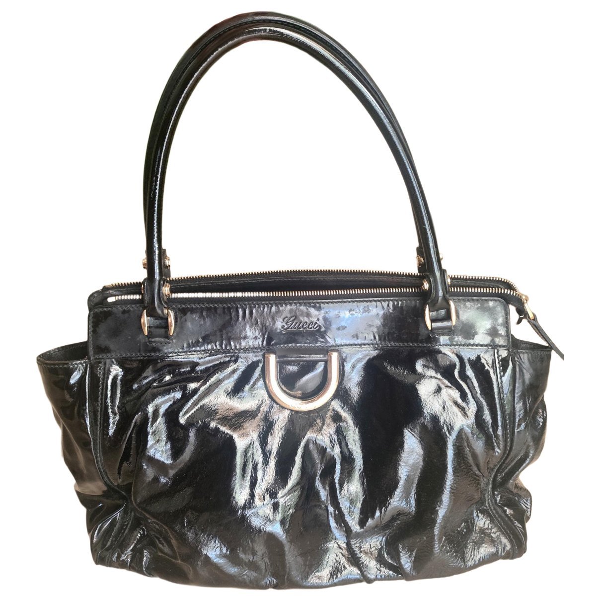 D-Ring leather handbag