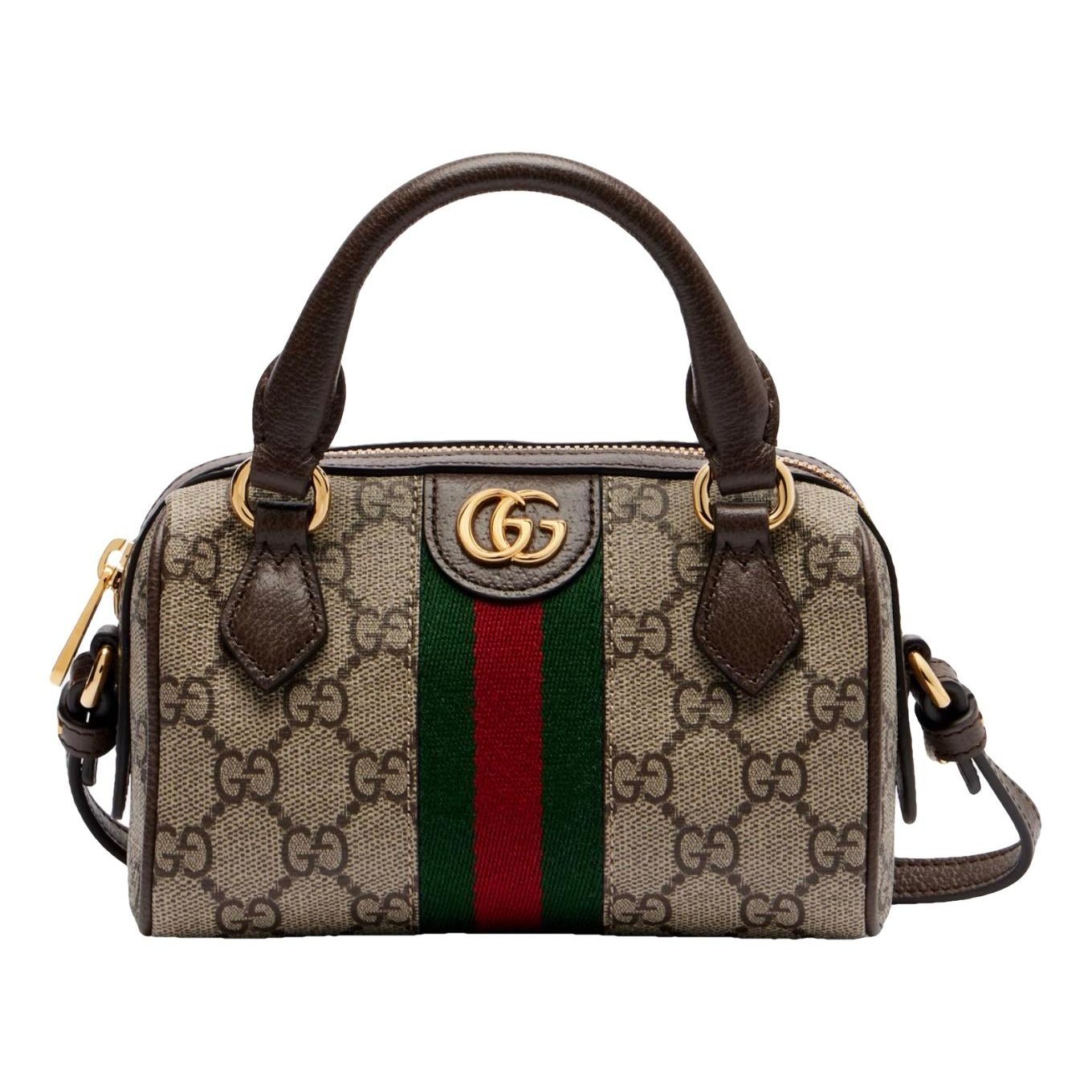 Ophidia Boston leather handbag