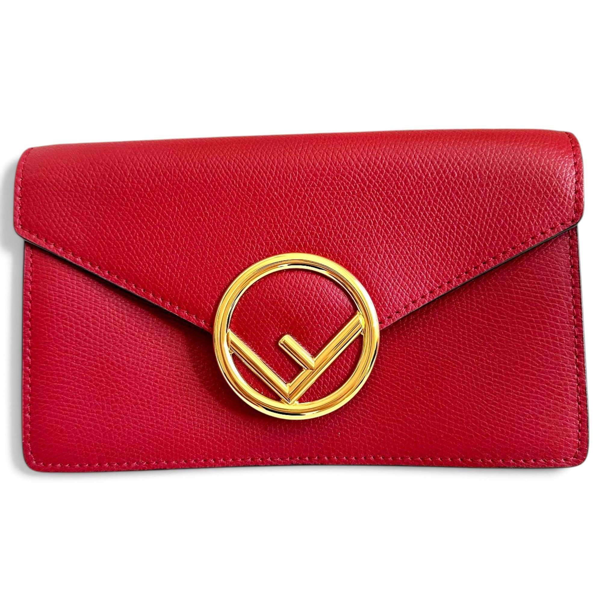 Wallet On Chain leather handbag