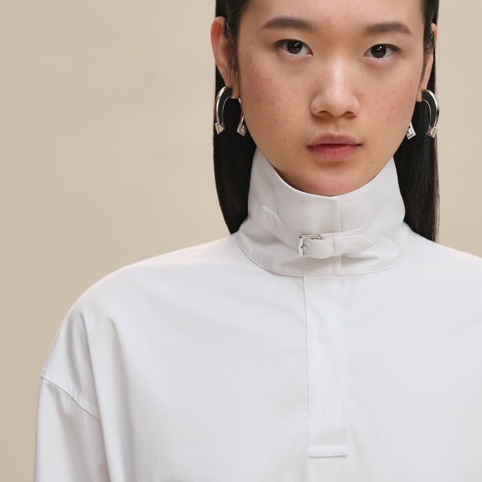 Blanc Short Polo Dress