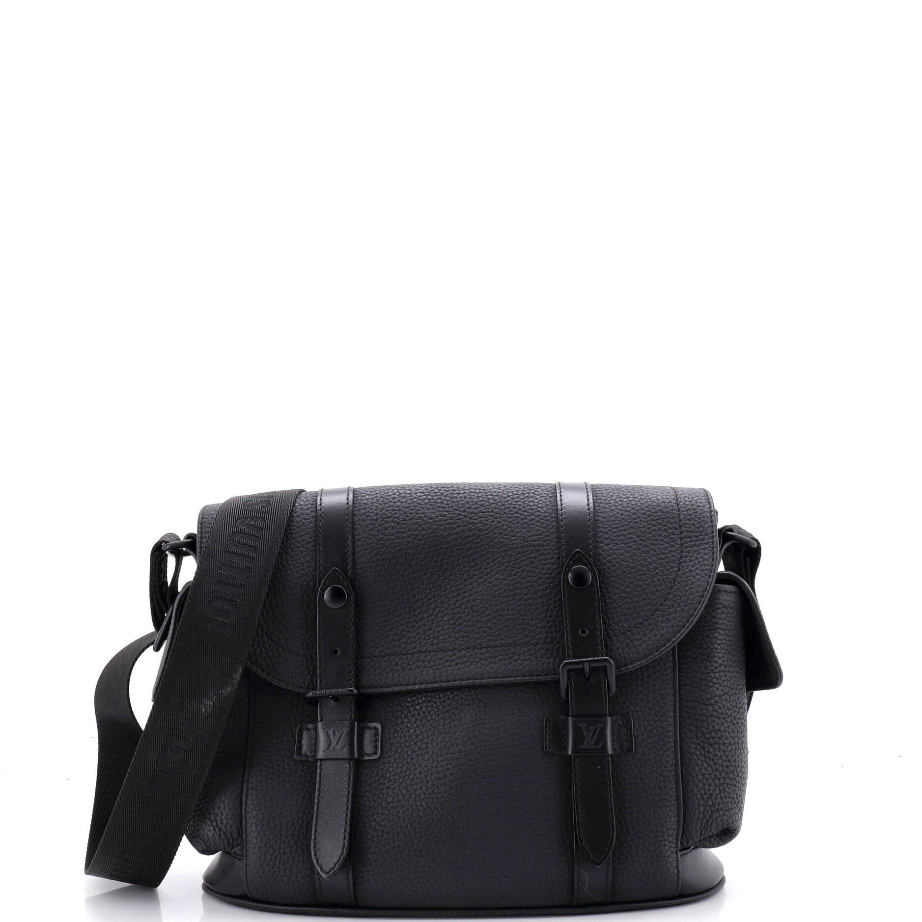 Christopher NM Messenger Bag Taurillon Leather