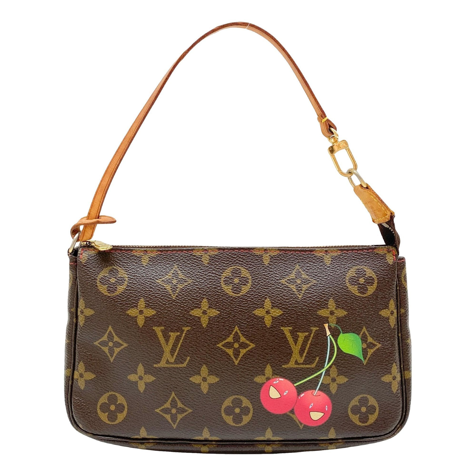 Louis Vuitton Pochette Accessoire cloth handbag