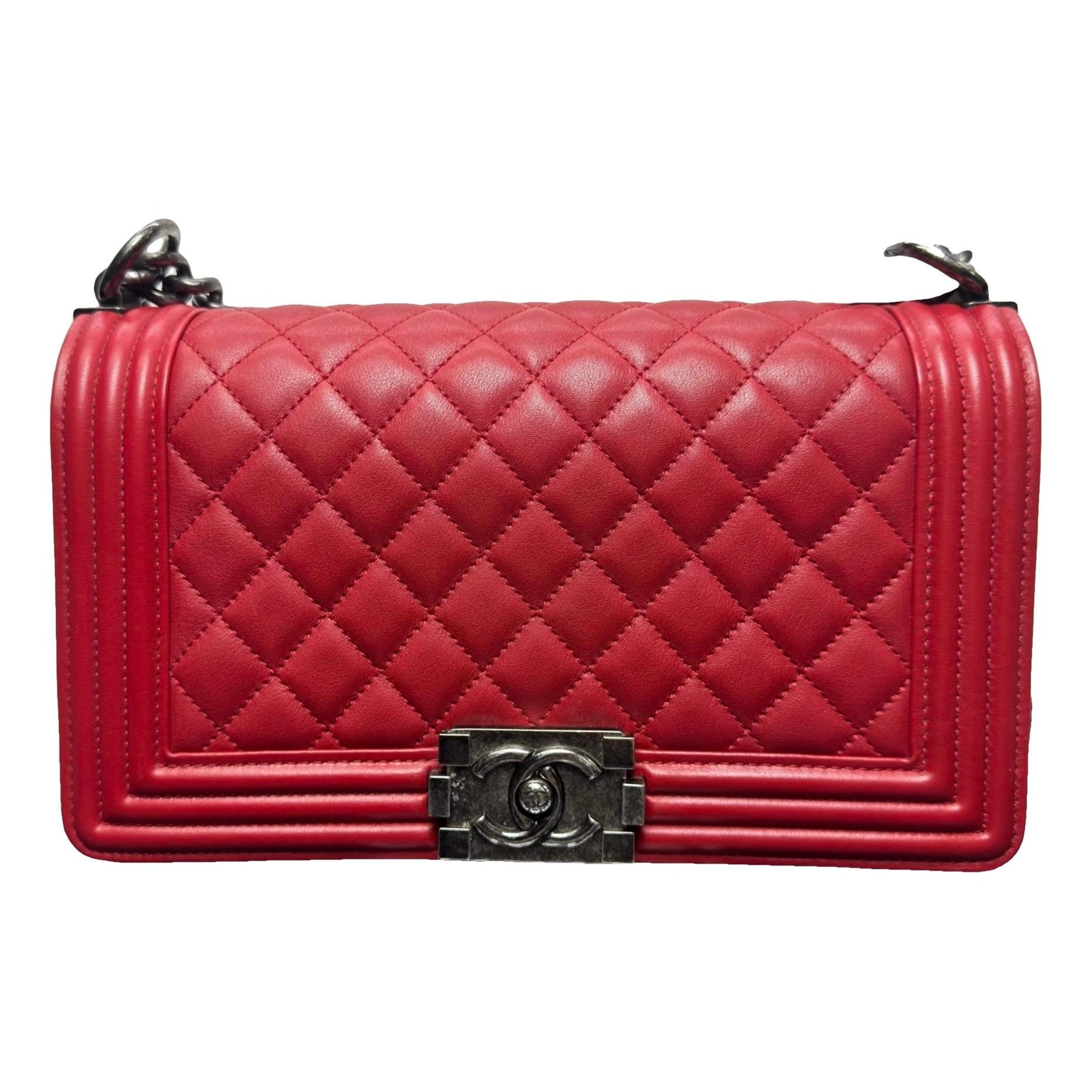 Boy leather crossbody bag
