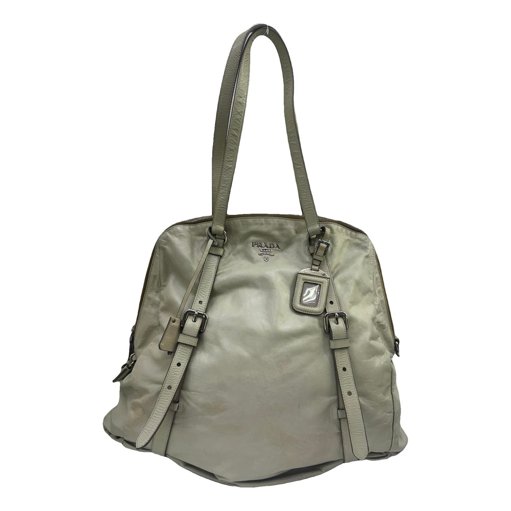 Leather tote