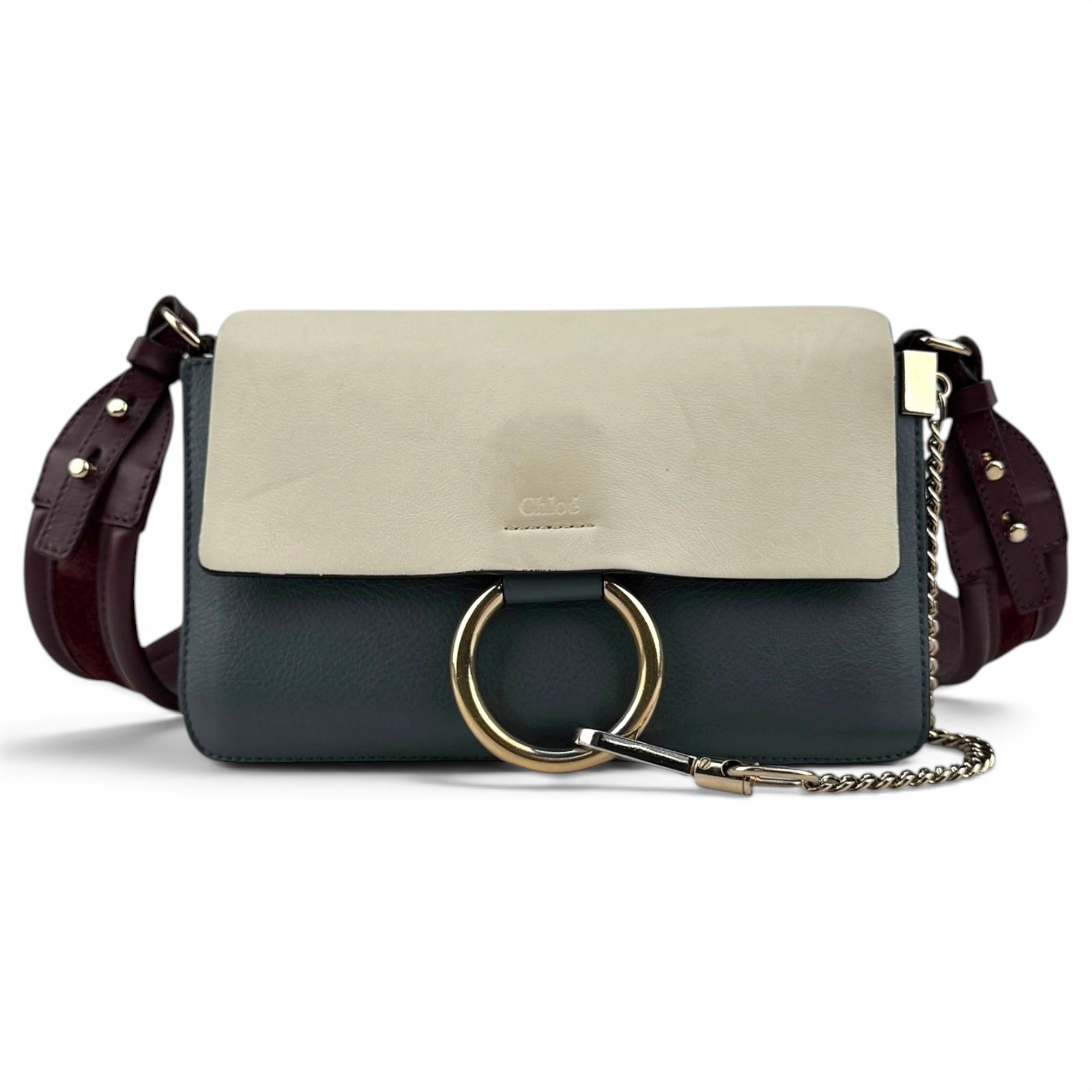 Faye leather crossbody bag