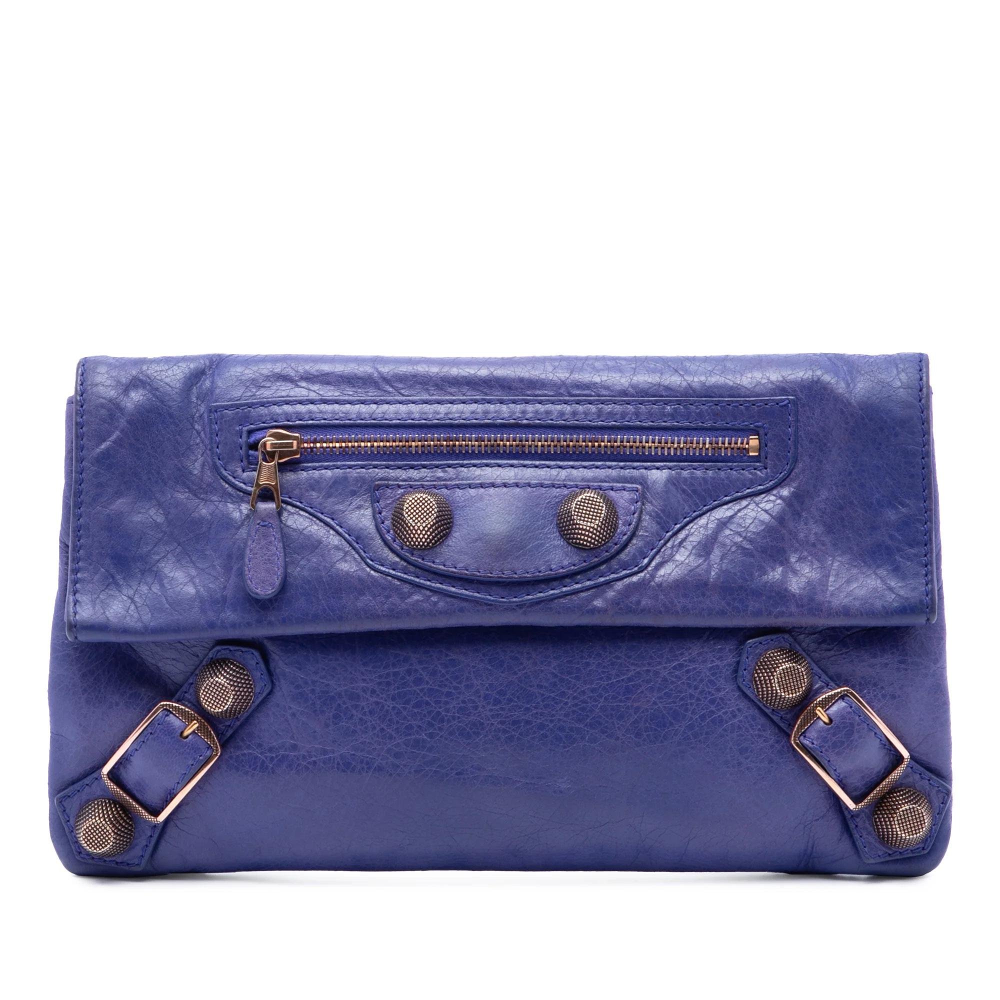 Envelop pony-style calfskin handbag