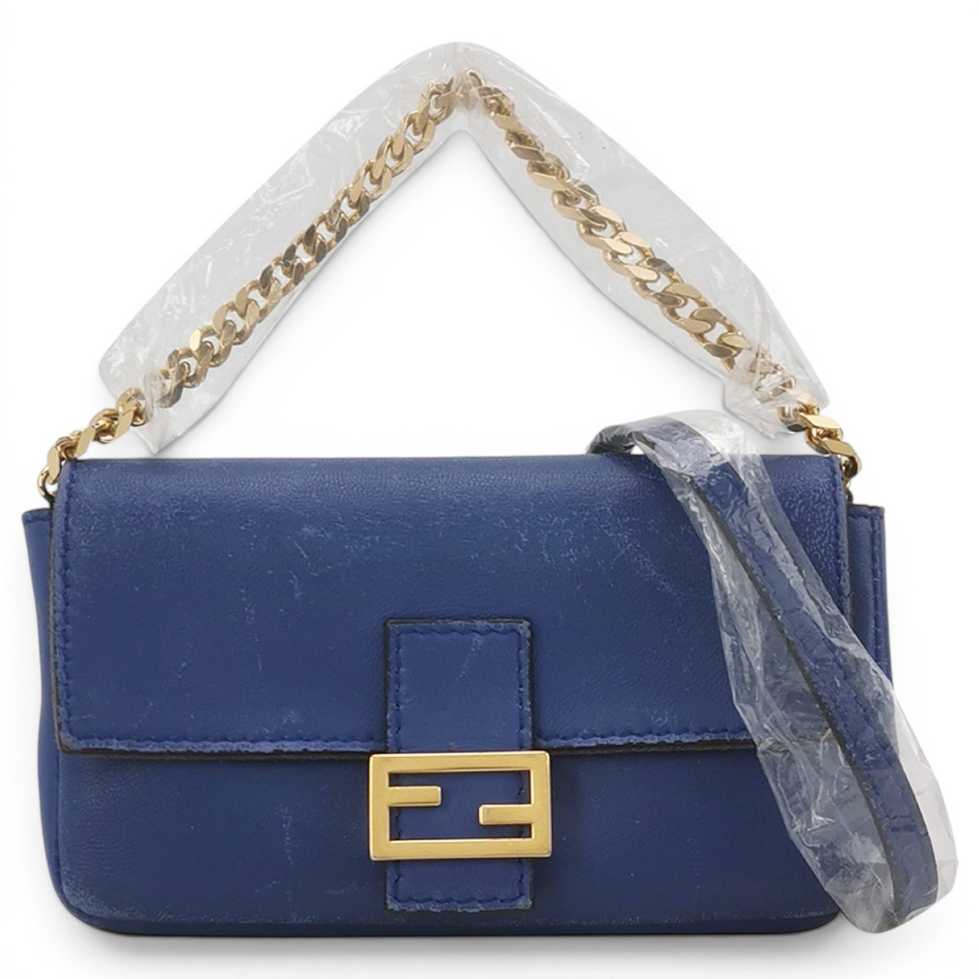 Baguette leather handbag