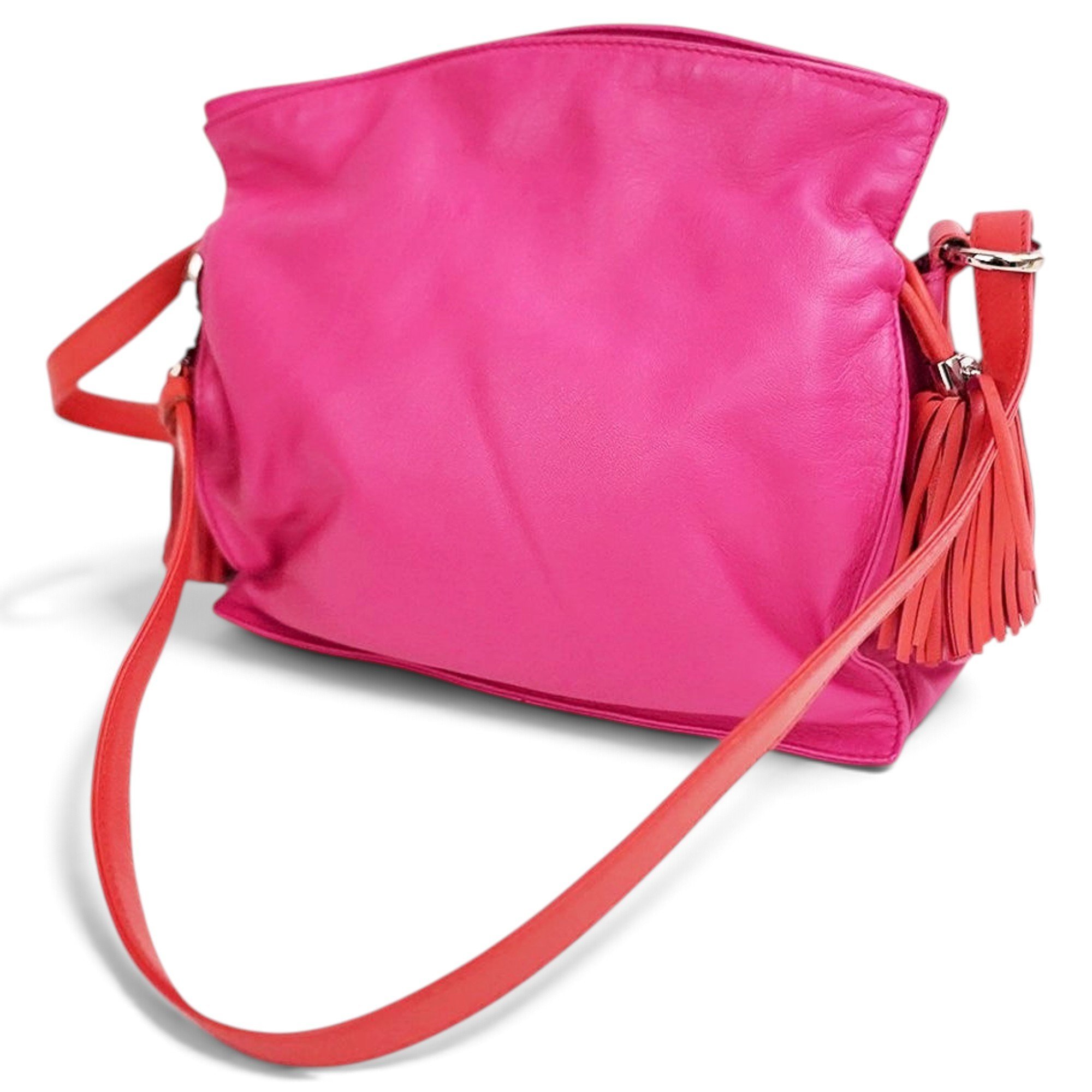 Flamenco leather handbag