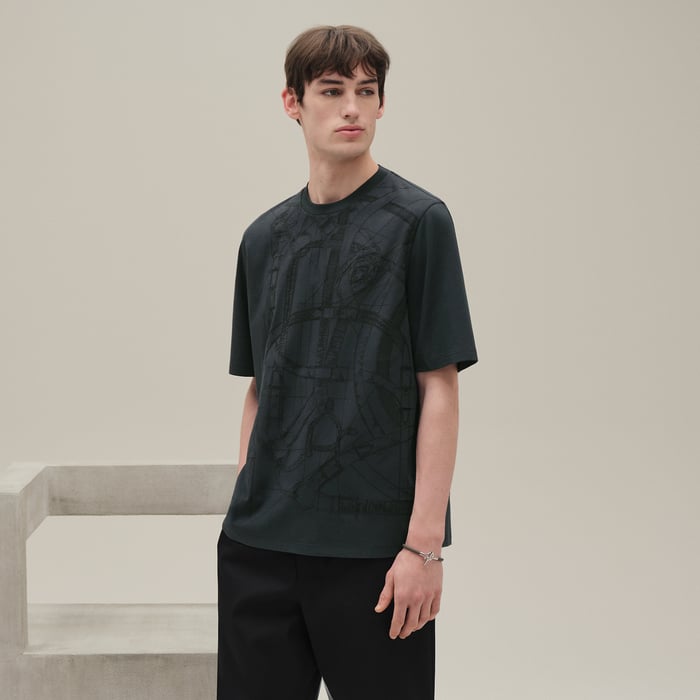 Ardoise "Cavalcadour Griffonne" Embroidered T-shirt