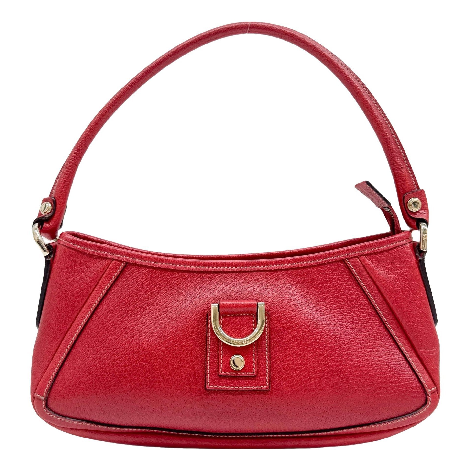D-Ring leather handbag