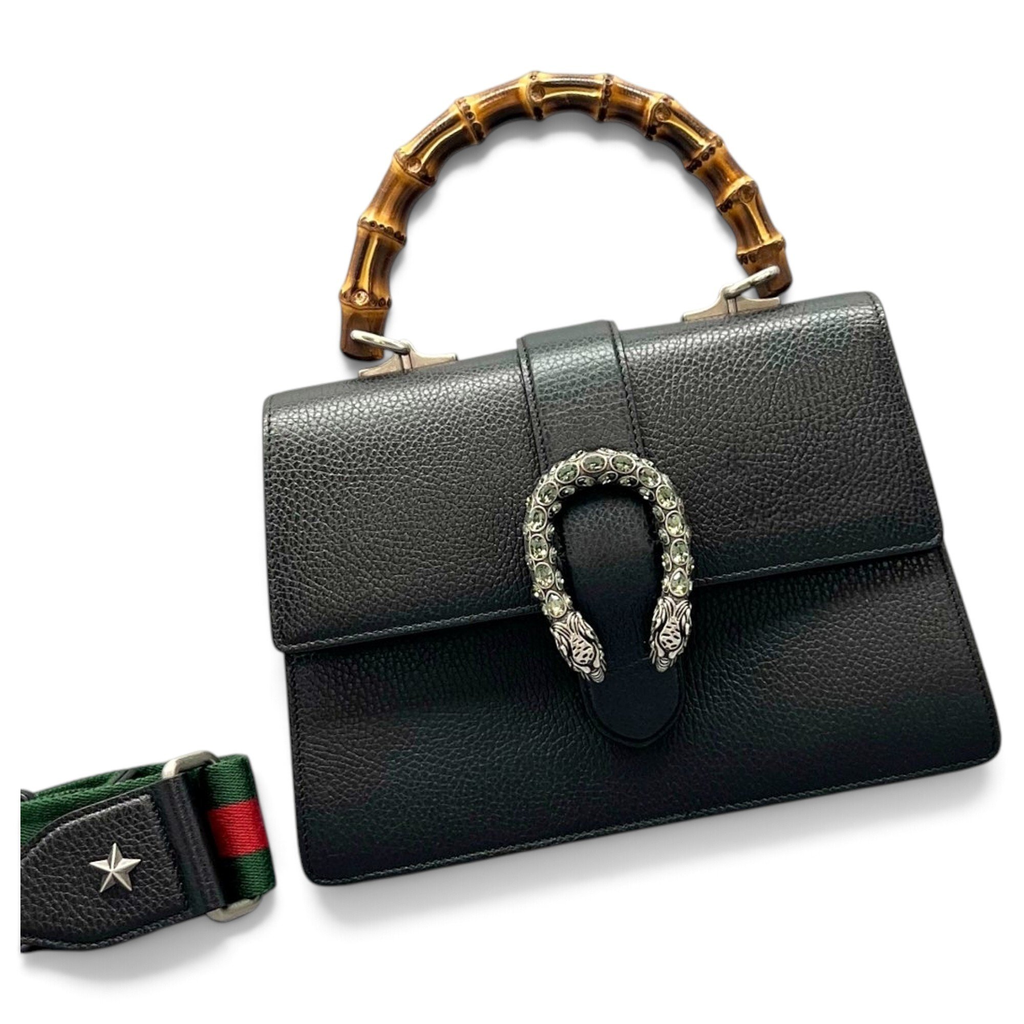 Dionysus Bamboo leather handbag