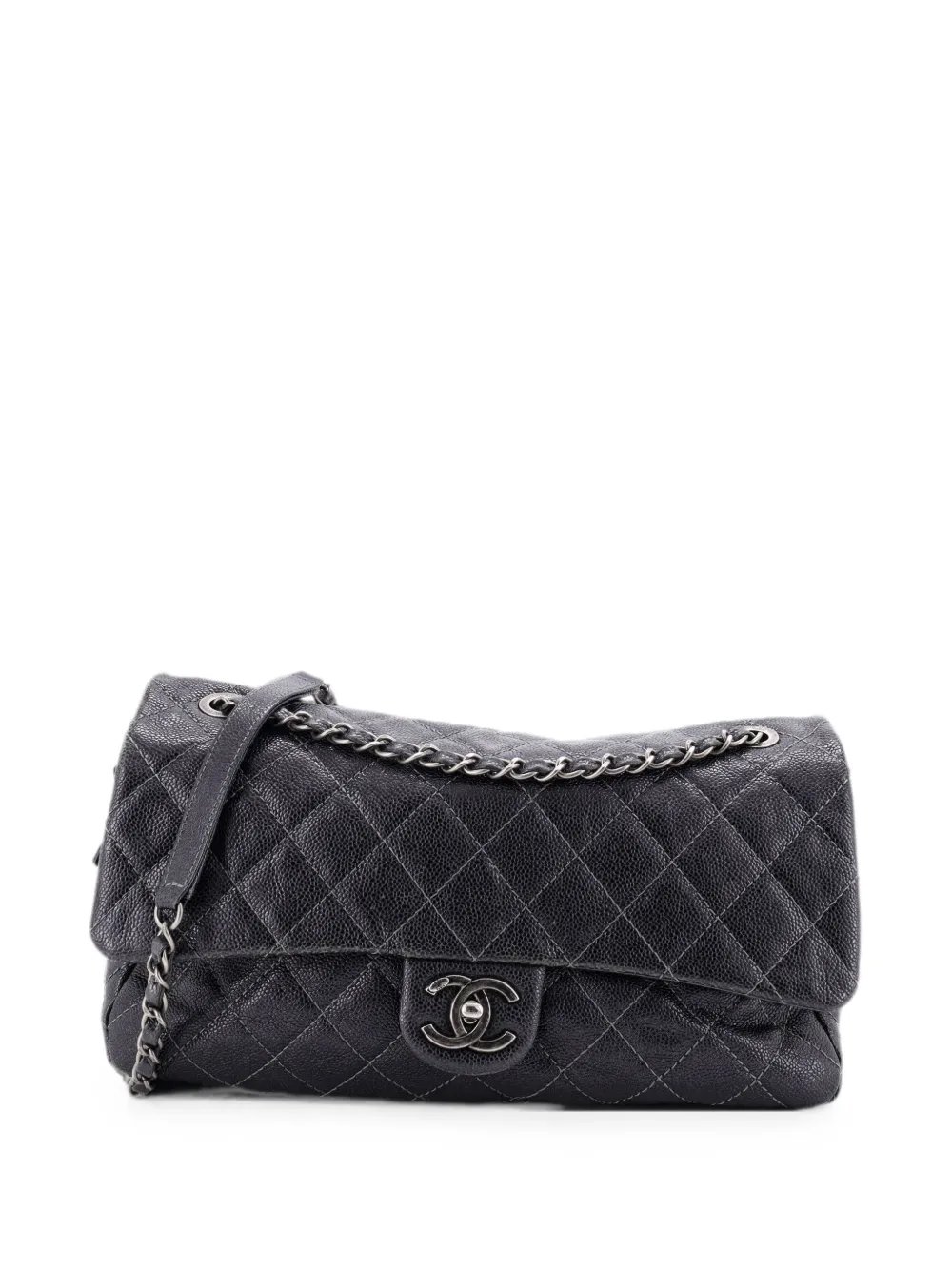 Easy Flap Bag Quilted Caviar Jumbo shoulder bag