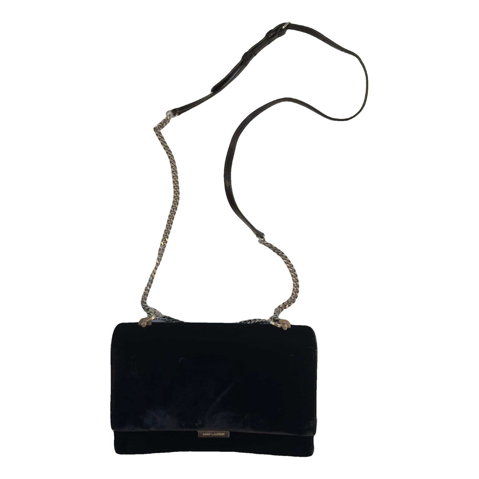 Babylone velvet crossbody bag