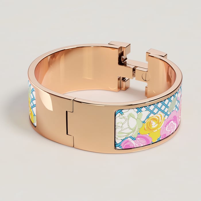Confettis Clic Clac H Roseraie Bracelet