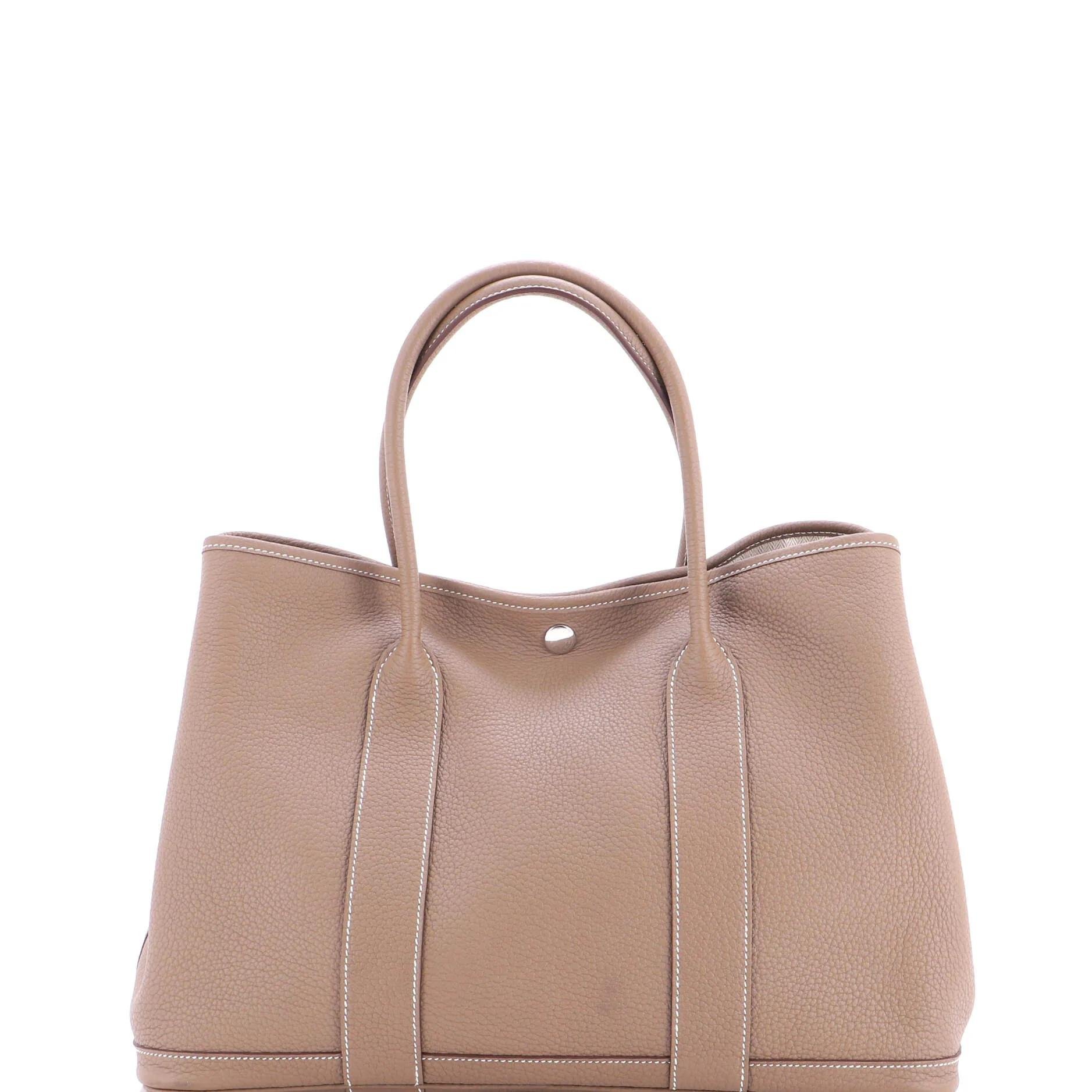 Leather tote