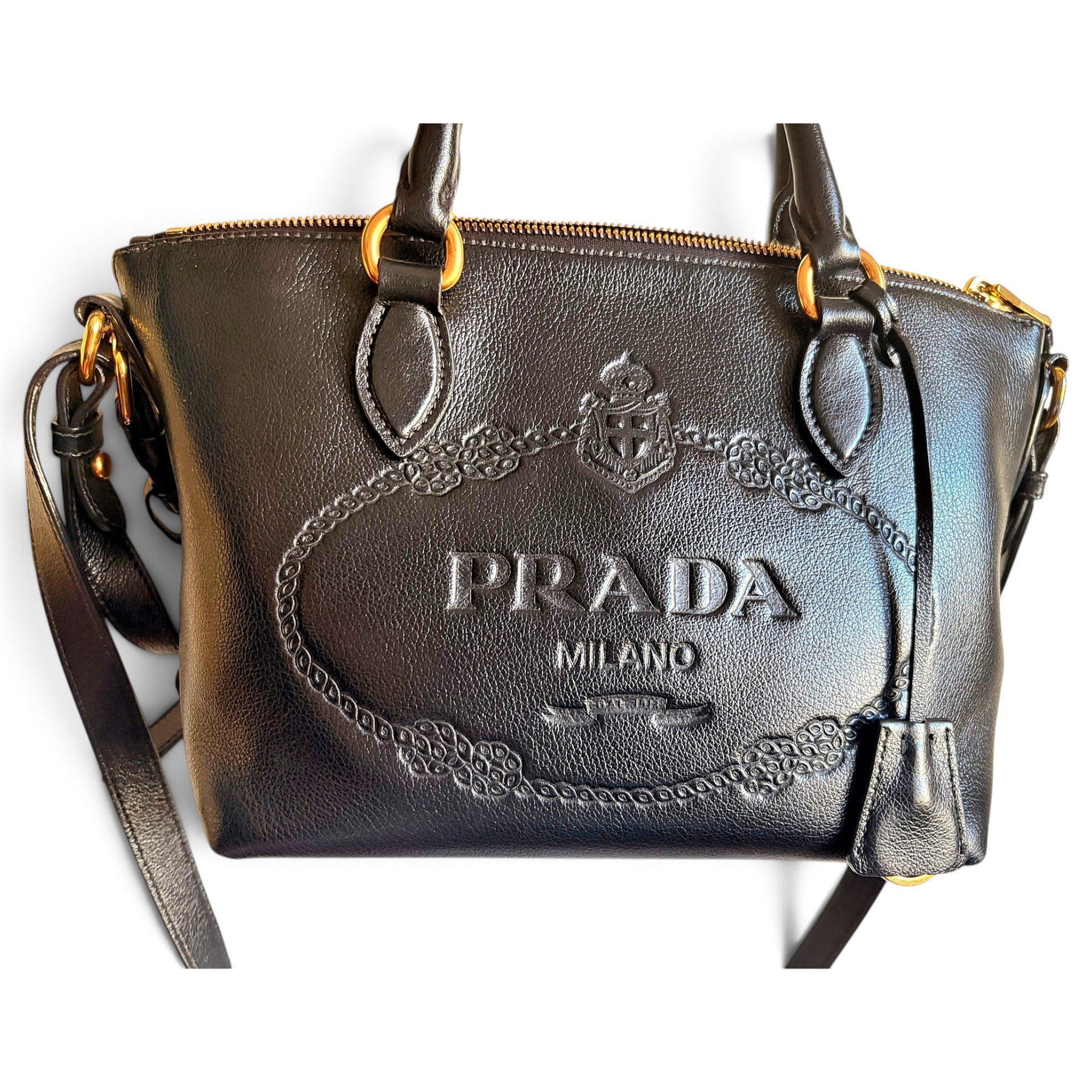 Leather crossbody bag