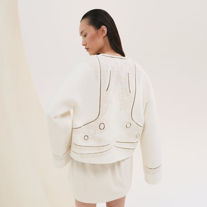 Blanc Naturel Cashmere Jacket