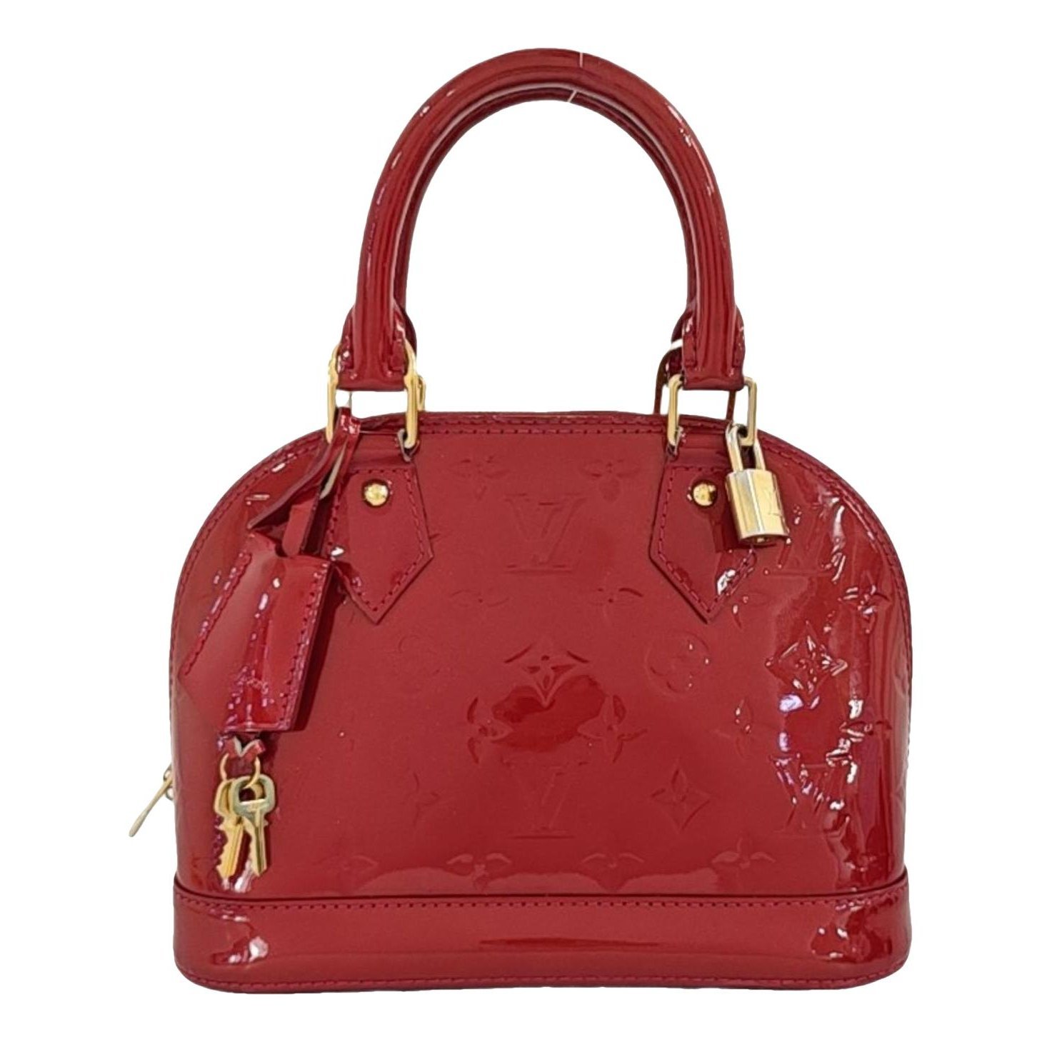 Alma patent leather handbag