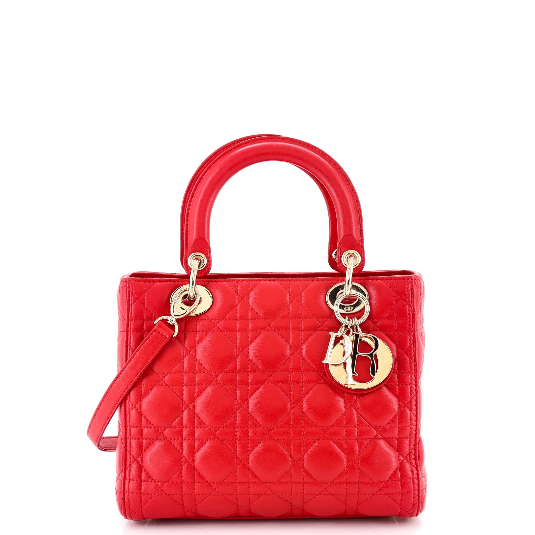 Dior Lady Dior Bag Cannage Quilt Lambskin Medium