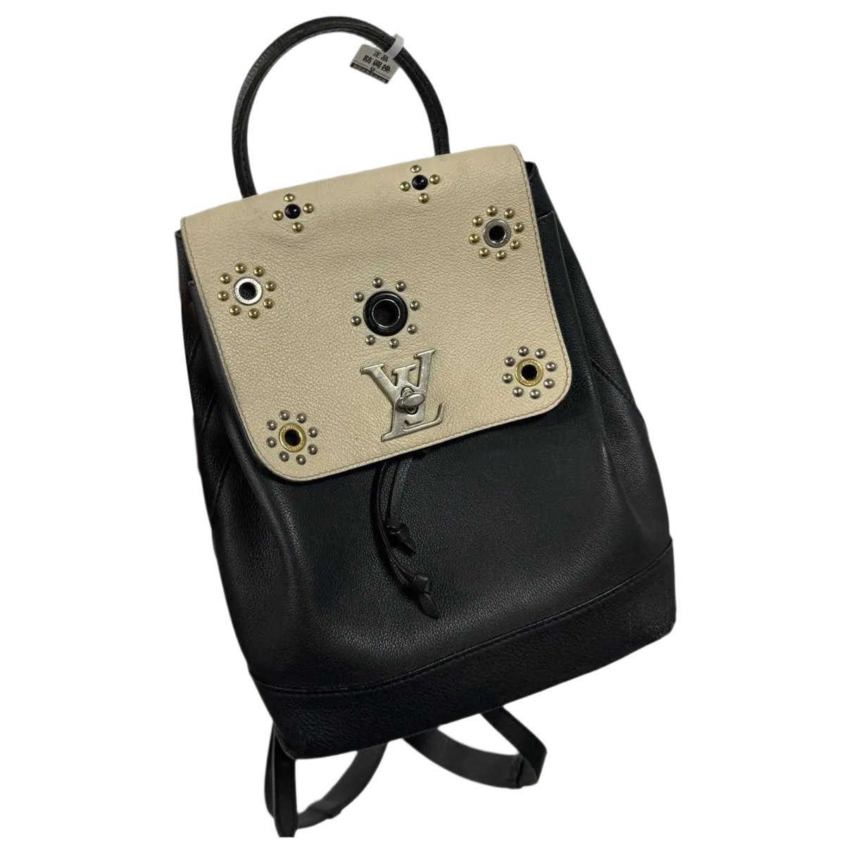 Lockme leather backpack
