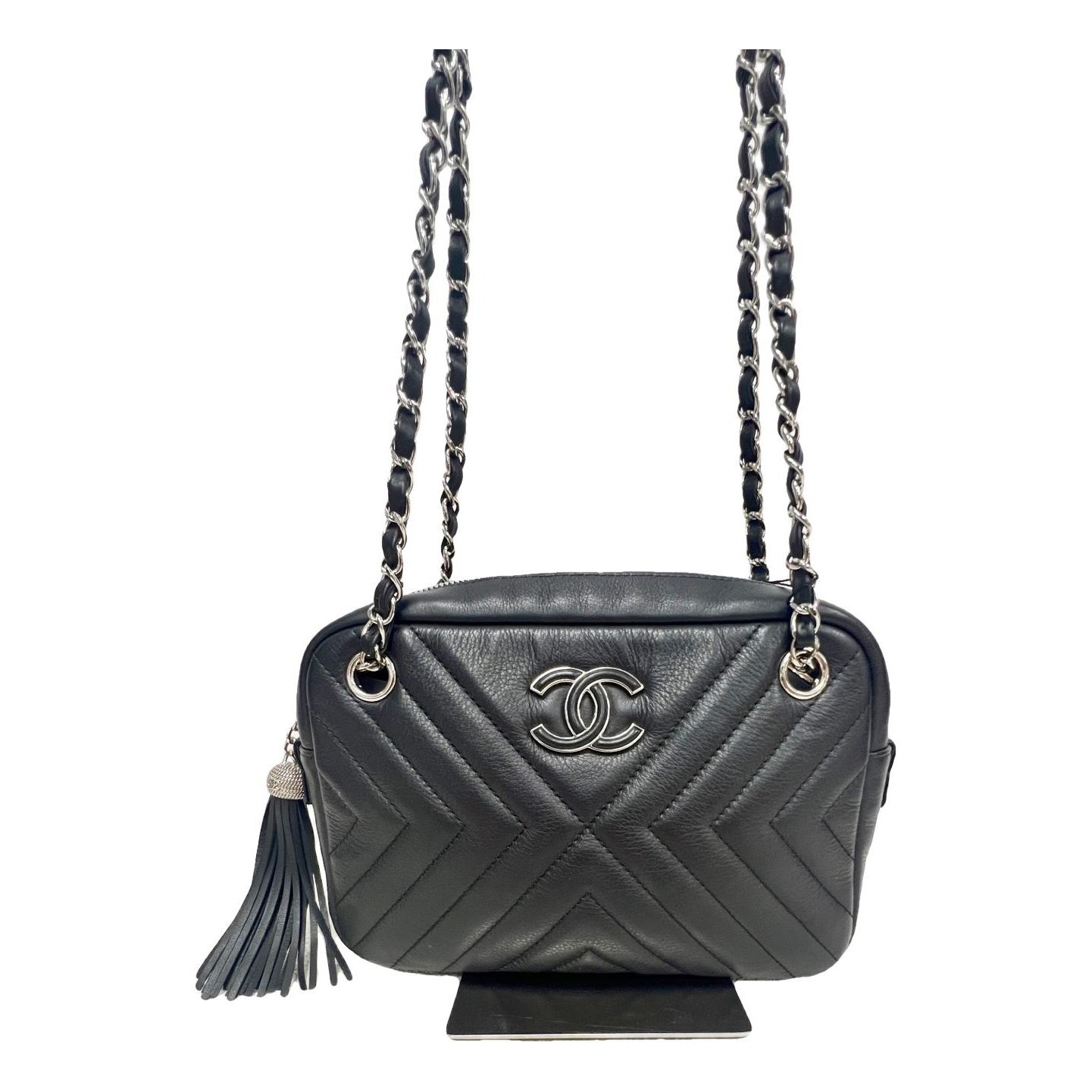 Vanity pony-style calfskin handbag